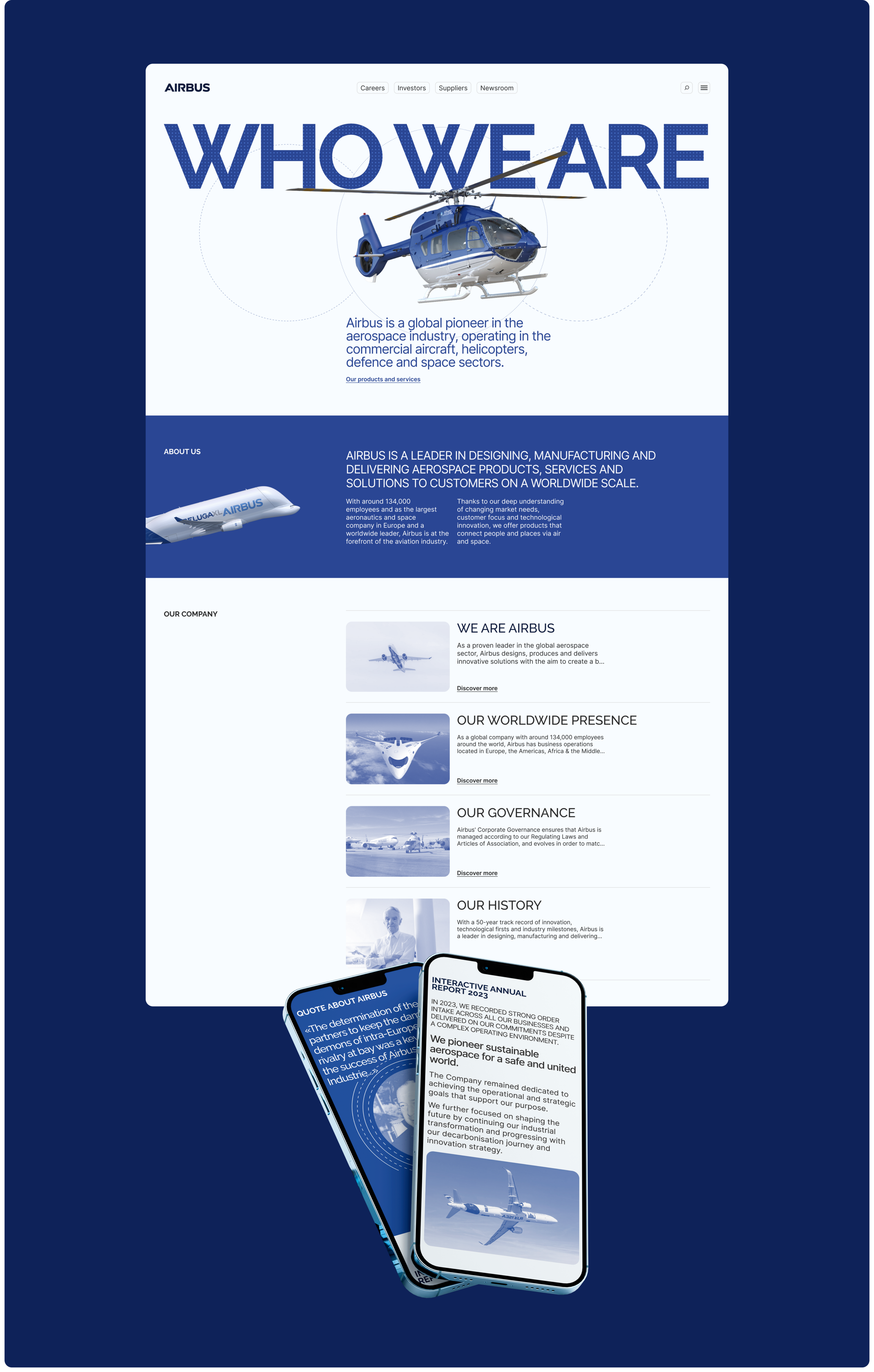 AIRBUS | Corporate website redesign — Изображение №13 — Интерфейсы на Dprofile