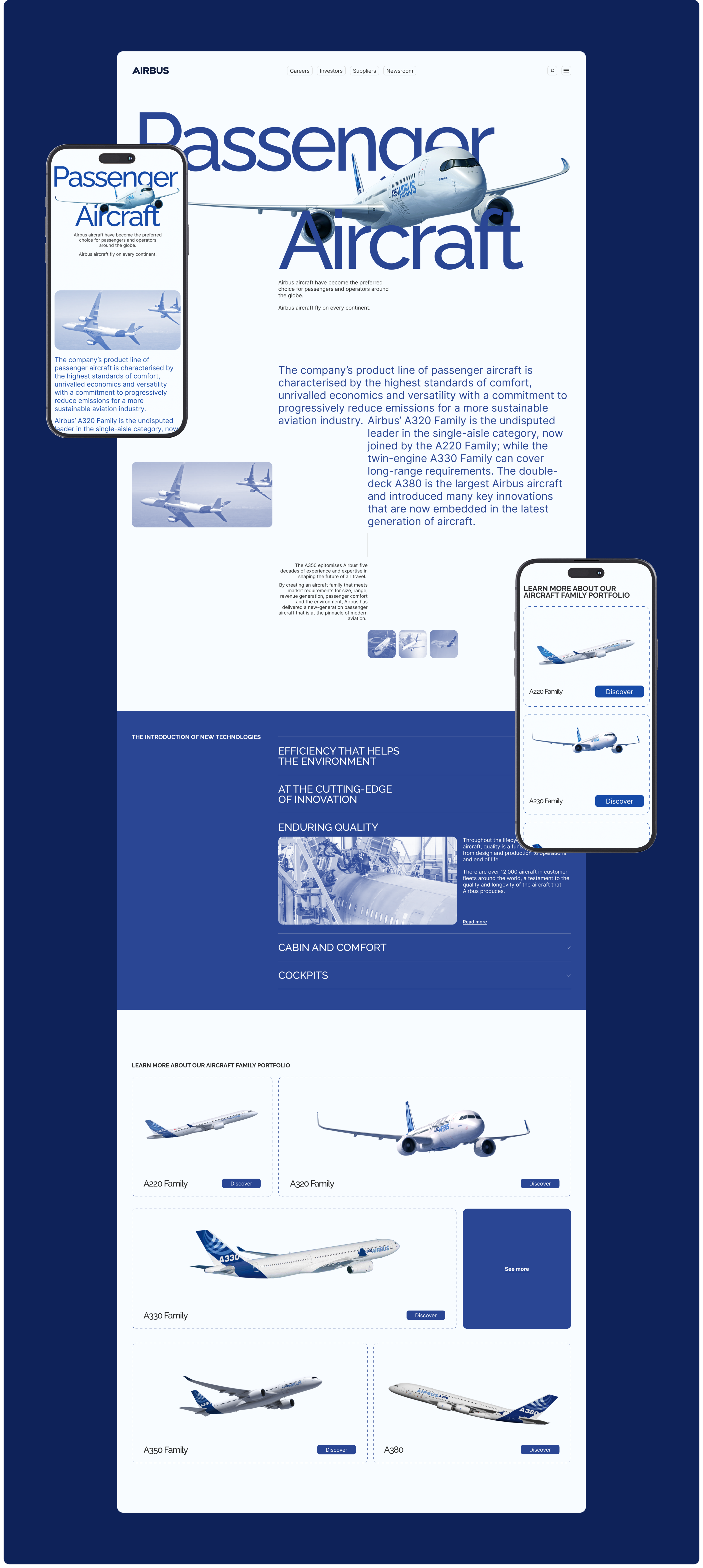 AIRBUS | Corporate website redesign — Изображение №10 — Интерфейсы на Dprofile