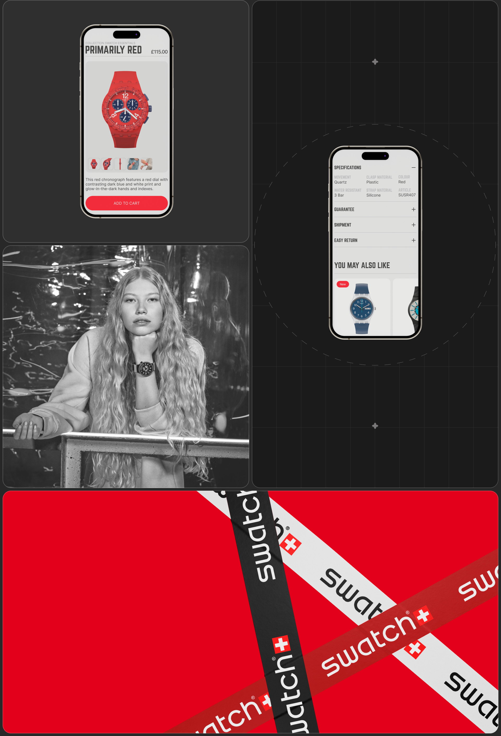 SWATCH | E-commerce — Изображение №6 — Интерфейсы, Брендинг на Dprofile