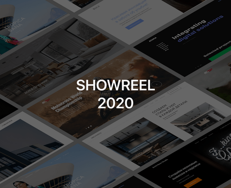 Showreel – website design — Интерфейсы на Dprofile