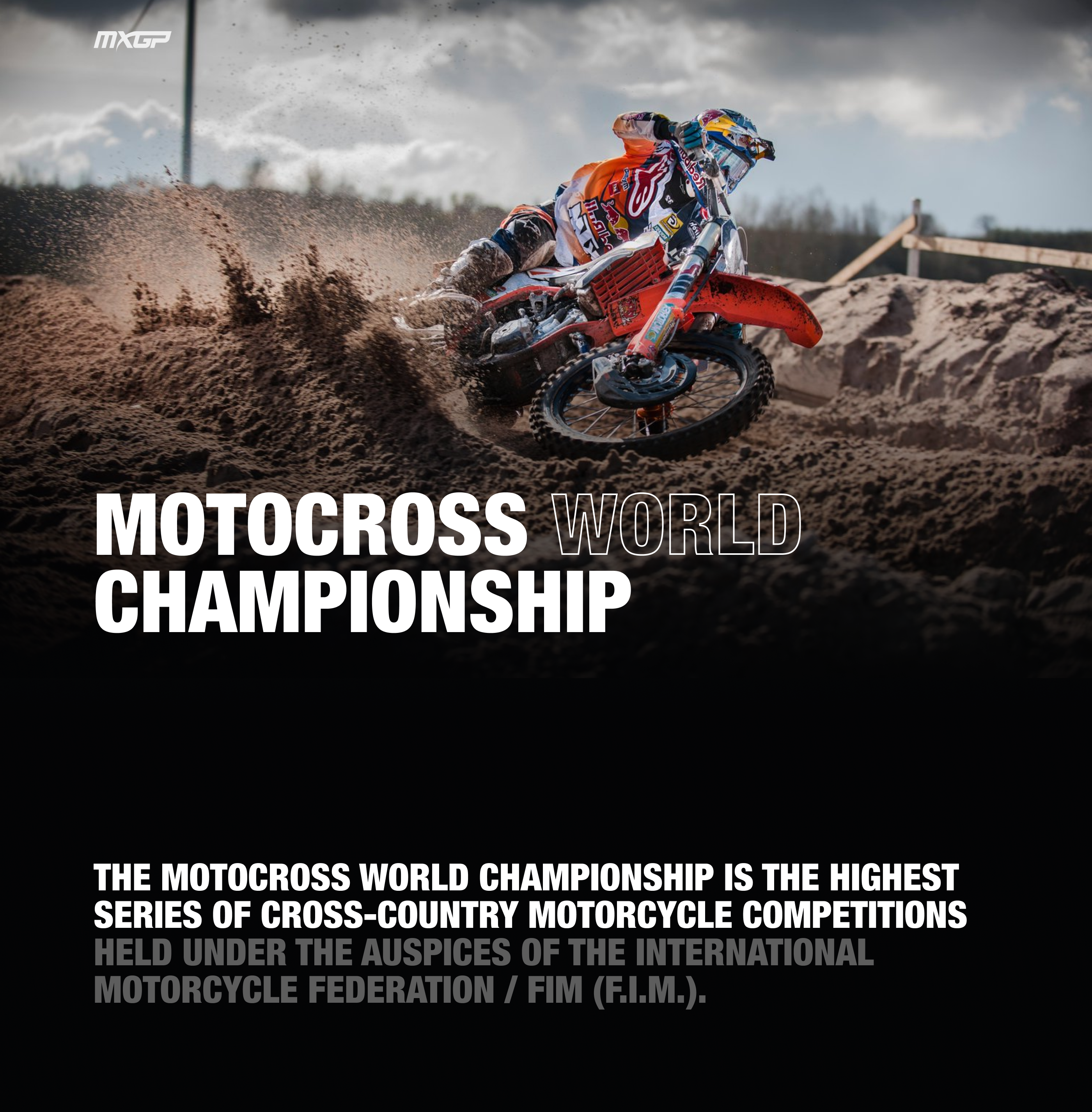 MXGP — концепт сайта мото соревнований — Изображение №1 — Интерфейсы на Dprofile