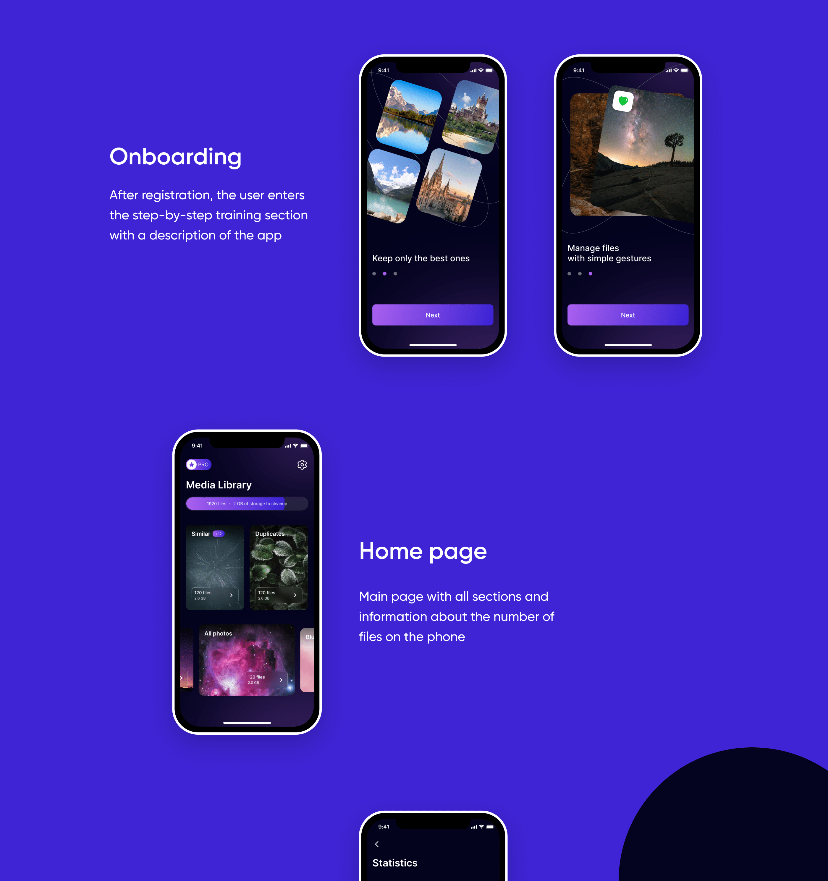 Duplicate Photos Cleaner — дизайн приложения для очистки — Изображение №6 — Интерфейсы на Dprofile