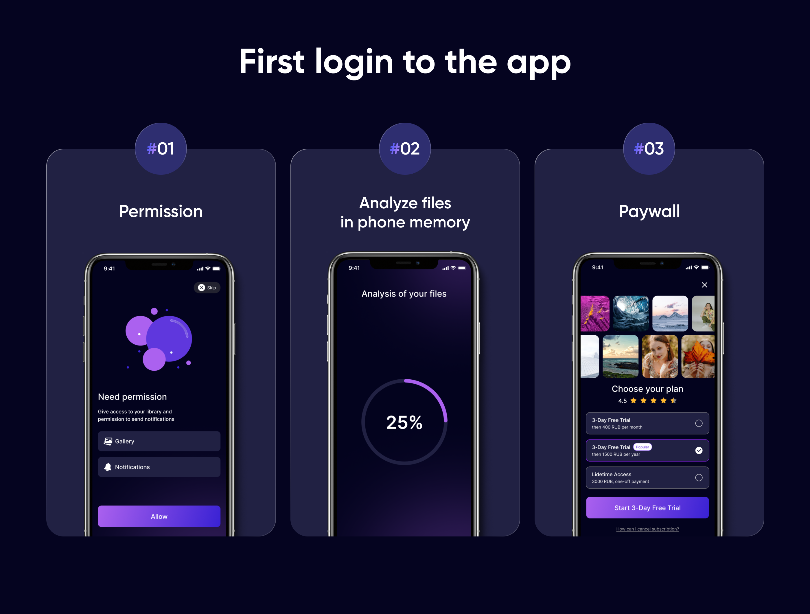Duplicate Photos Cleaner — дизайн приложения для очистки — Изображение №8 — Интерфейсы на Dprofile