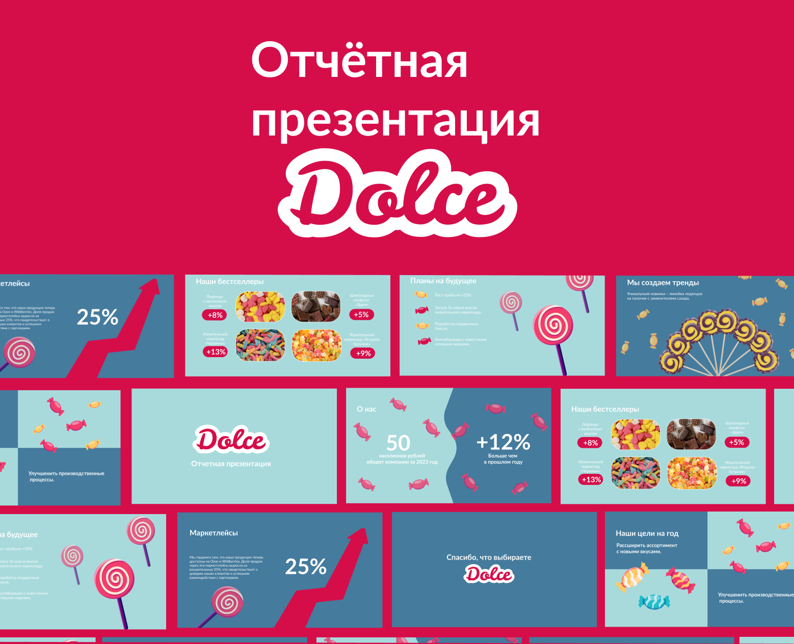 Отчётная презентация — Маркетинг на Dprofile