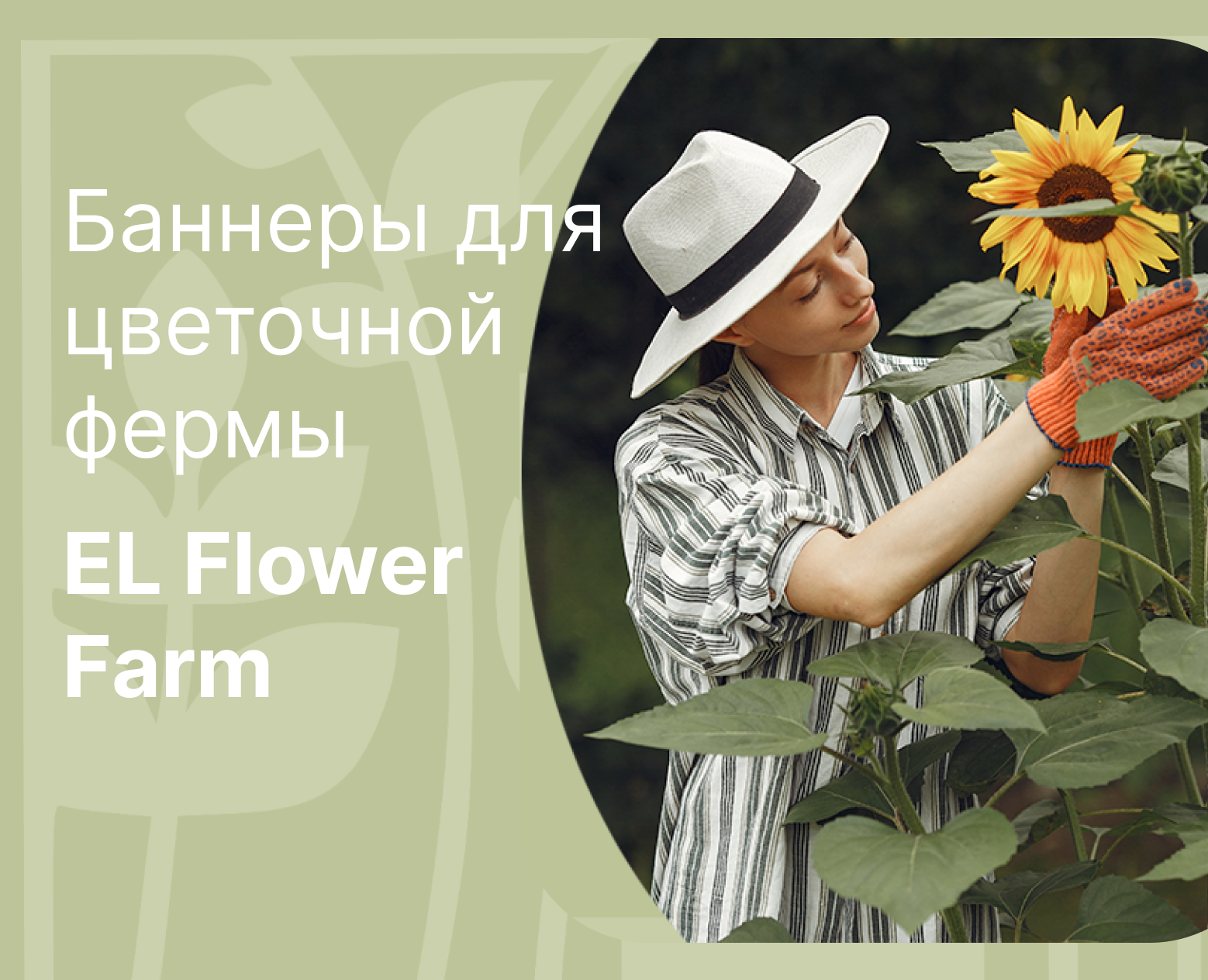 Баннеры для цветочной фермы — Графика, Маркетинг на Dprofile
