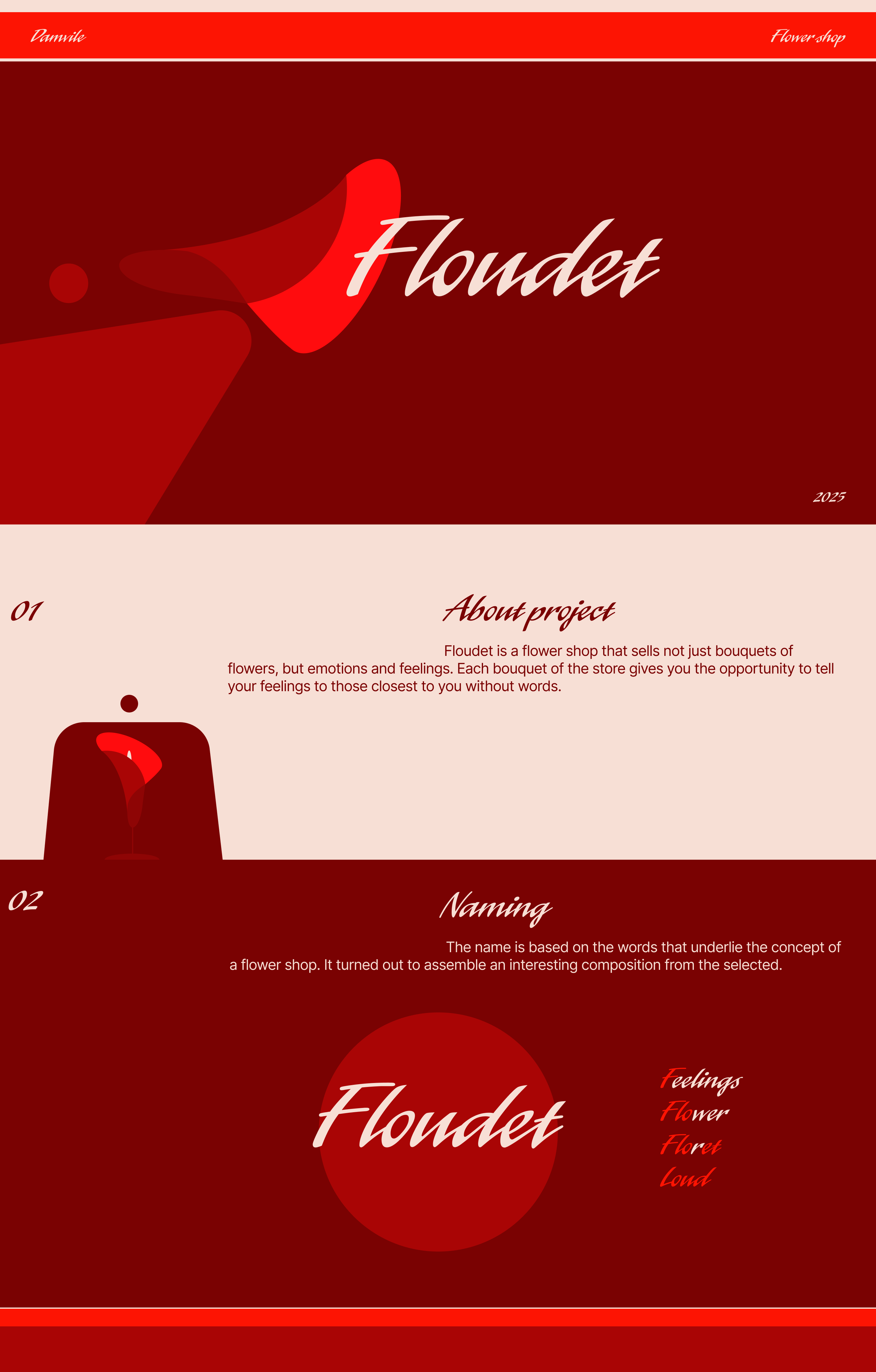 Floudet / Flower shop — Изображение №1 — Брендинг на Dprofile