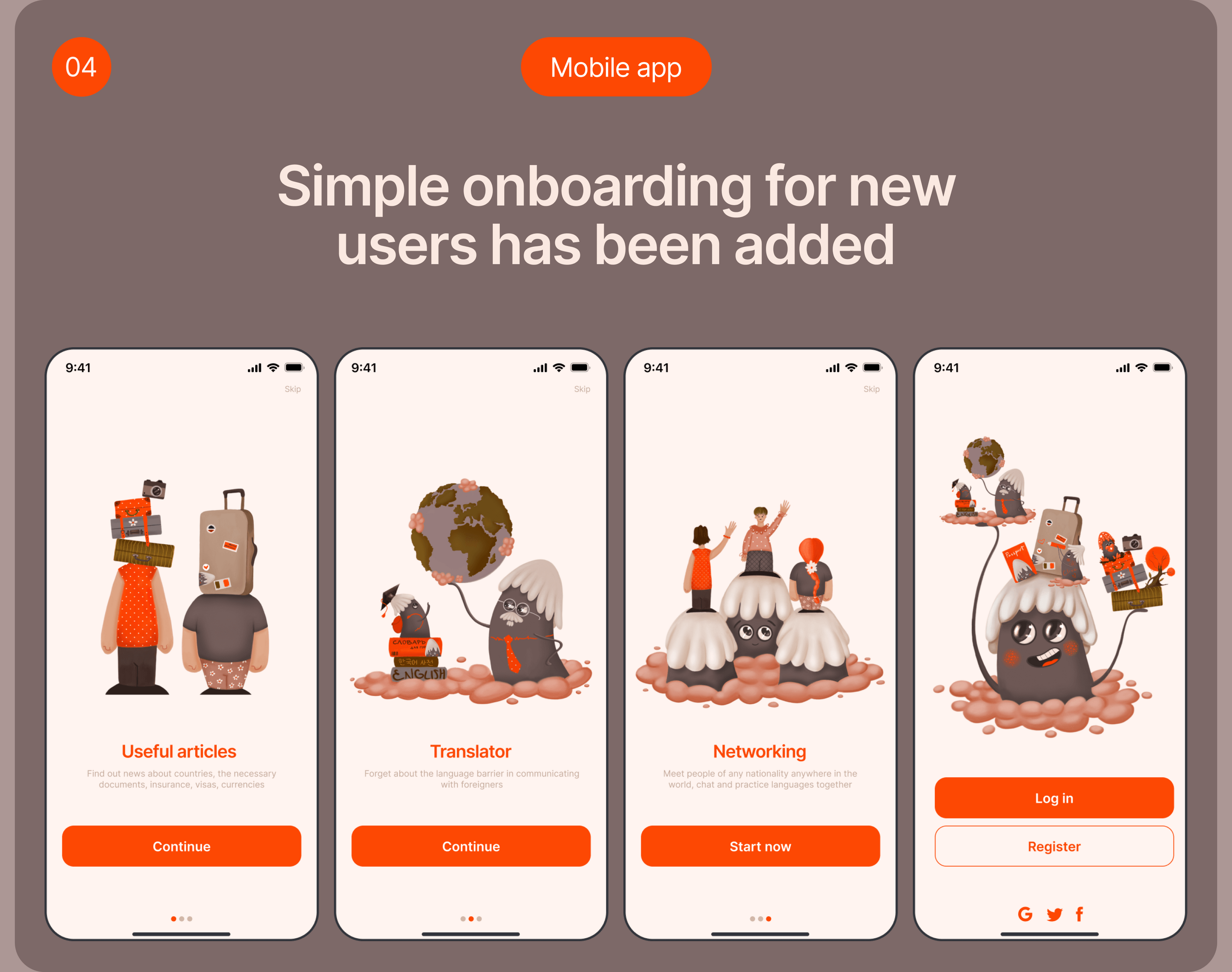Clive / Travel app — Изображение №8 — Иллюстрация, Графика на Dprofile