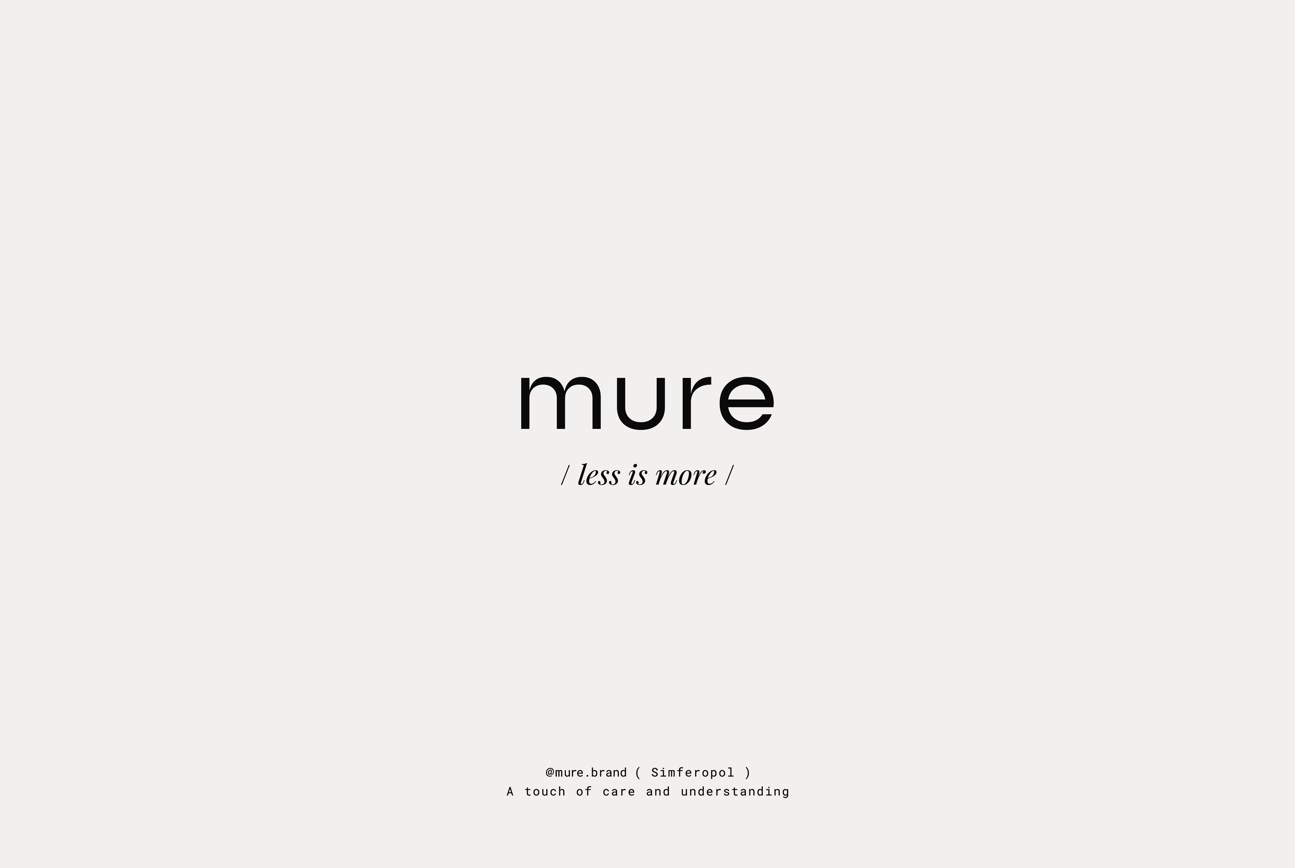 MURE | Фирменный стиль | Уходовая косметика — Изображение №2 — Брендинг на Dprofile