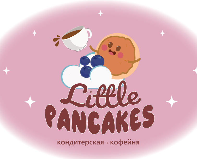Фирменного стиль кофейни Little Pancakes — Брендинг на Dprofile