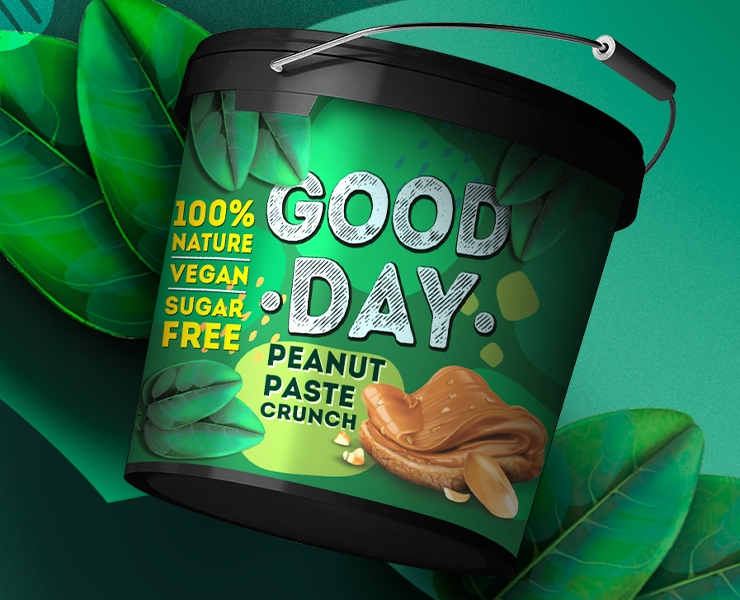 Ореховая паста "GOOD DAY" — Брендинг на Dprofile