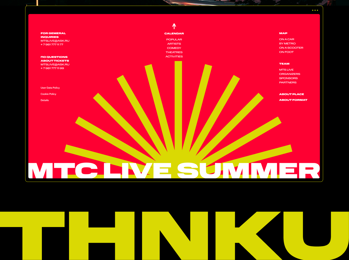 UI/UX ДЛЯ MTC LIVE SUMMER — Изображение №15 — Интерфейсы на Dprofile