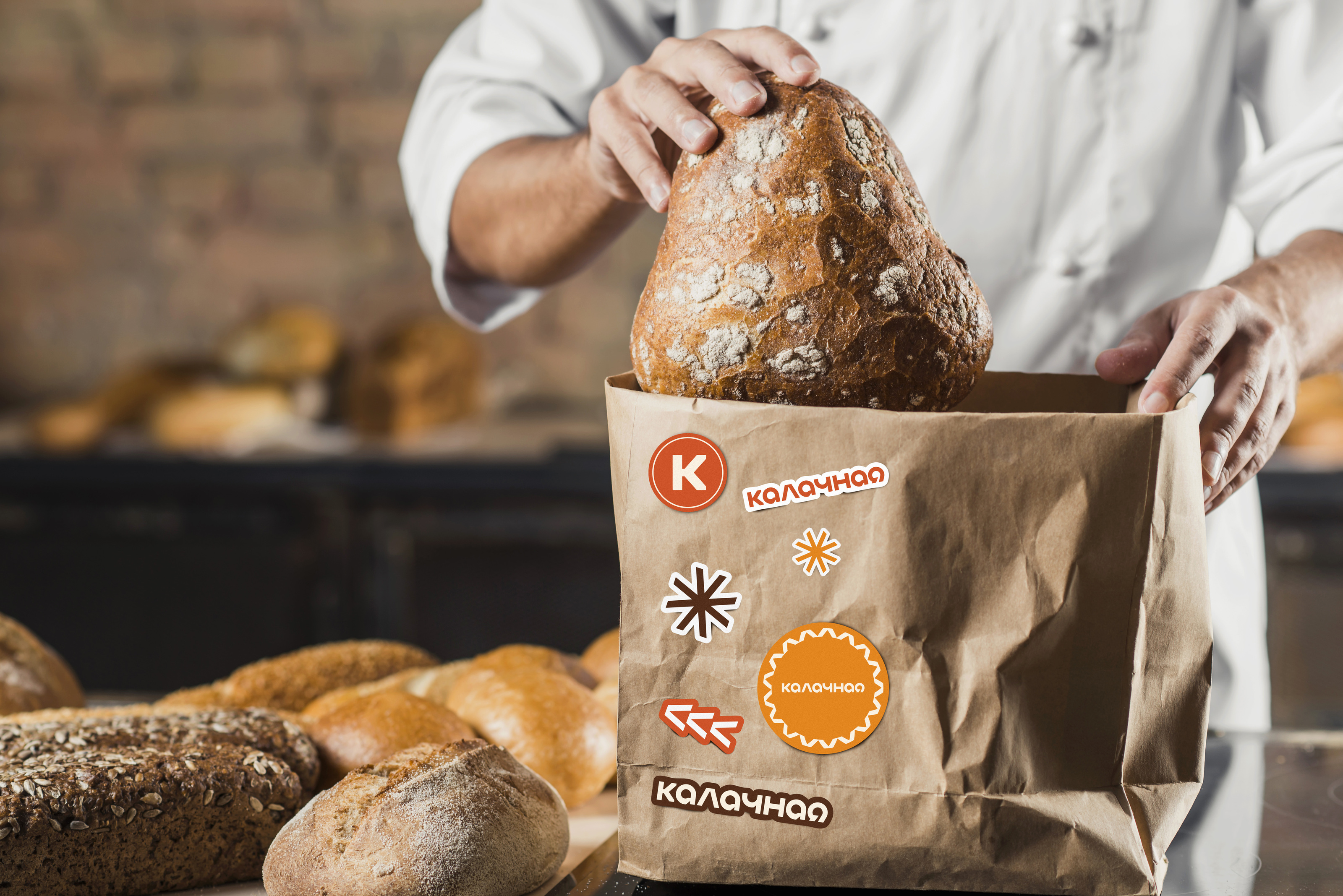 Калачная bakery / айдентика пекарни — Изображение №16 — Брендинг, Графика на Dprofile