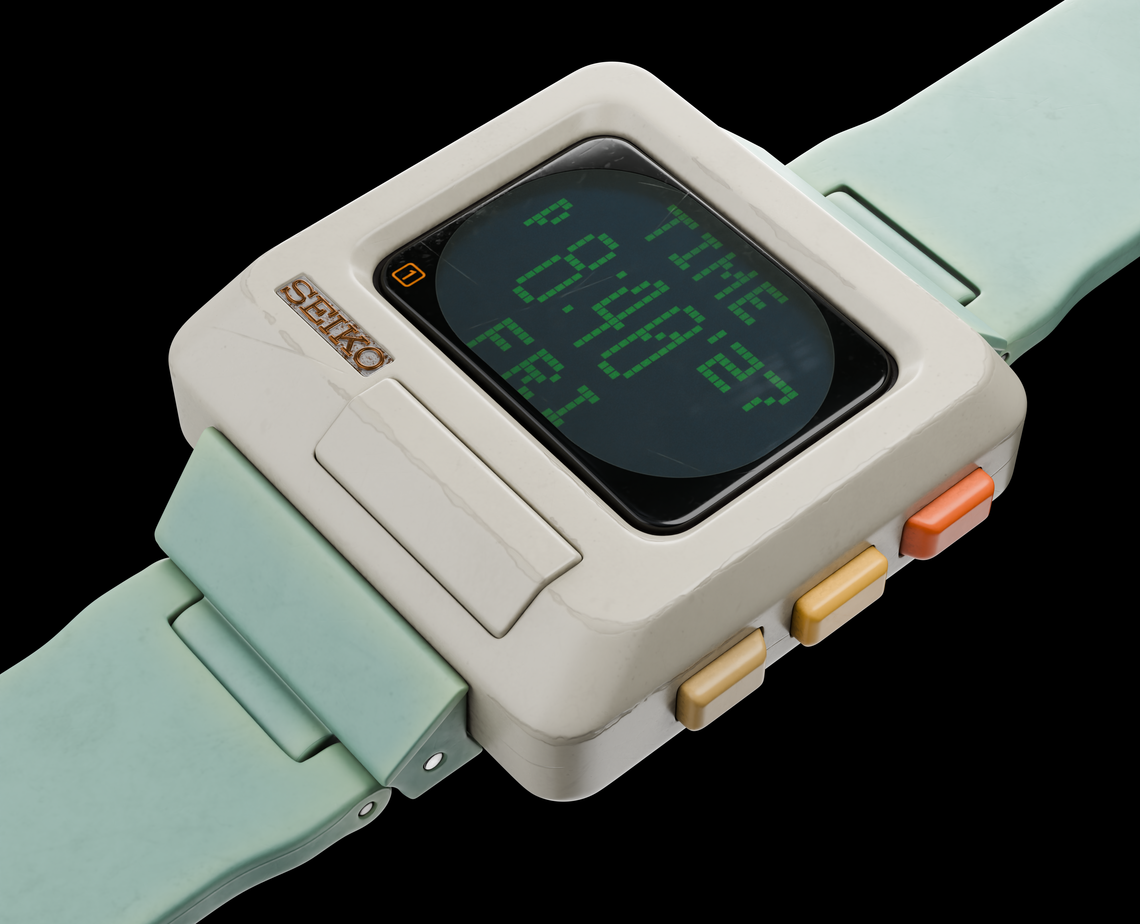Watch Seiko Timetron — Иллюстрация, 3D на Dprofile