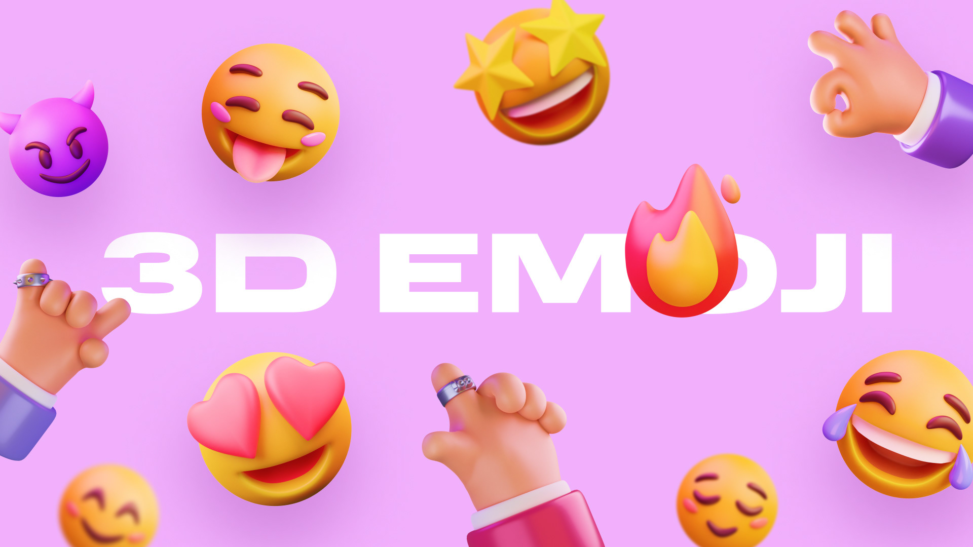 3D STICKER PACK — Изображение №1 — 3D, Анимация на Dprofile