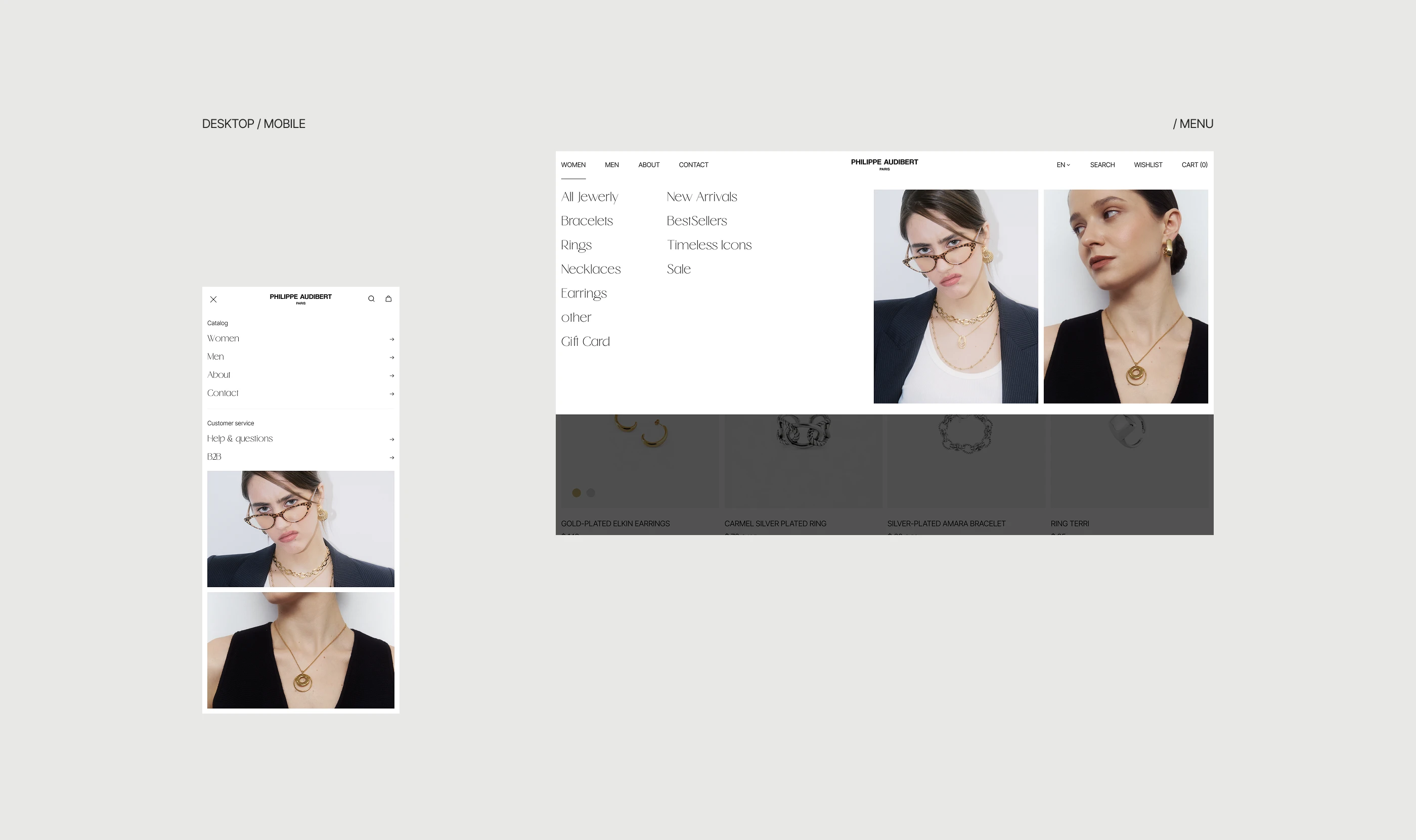 Philippe Audibert Website - Redesign Concept — Изображение №8 — Интерфейсы, Анимация на Dprofile