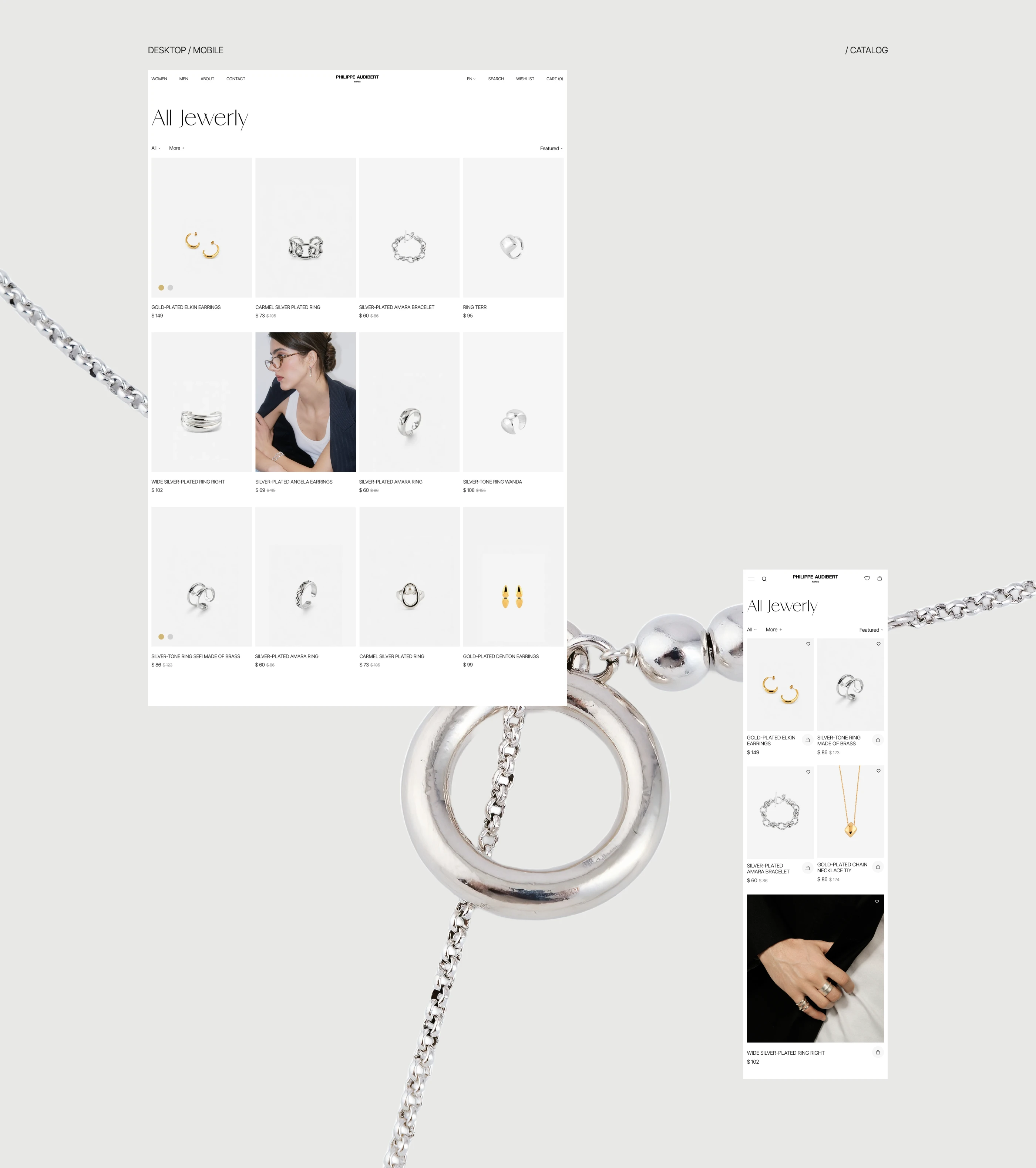 Philippe Audibert Website - Redesign Concept — Изображение №7 — Интерфейсы, Анимация на Dprofile