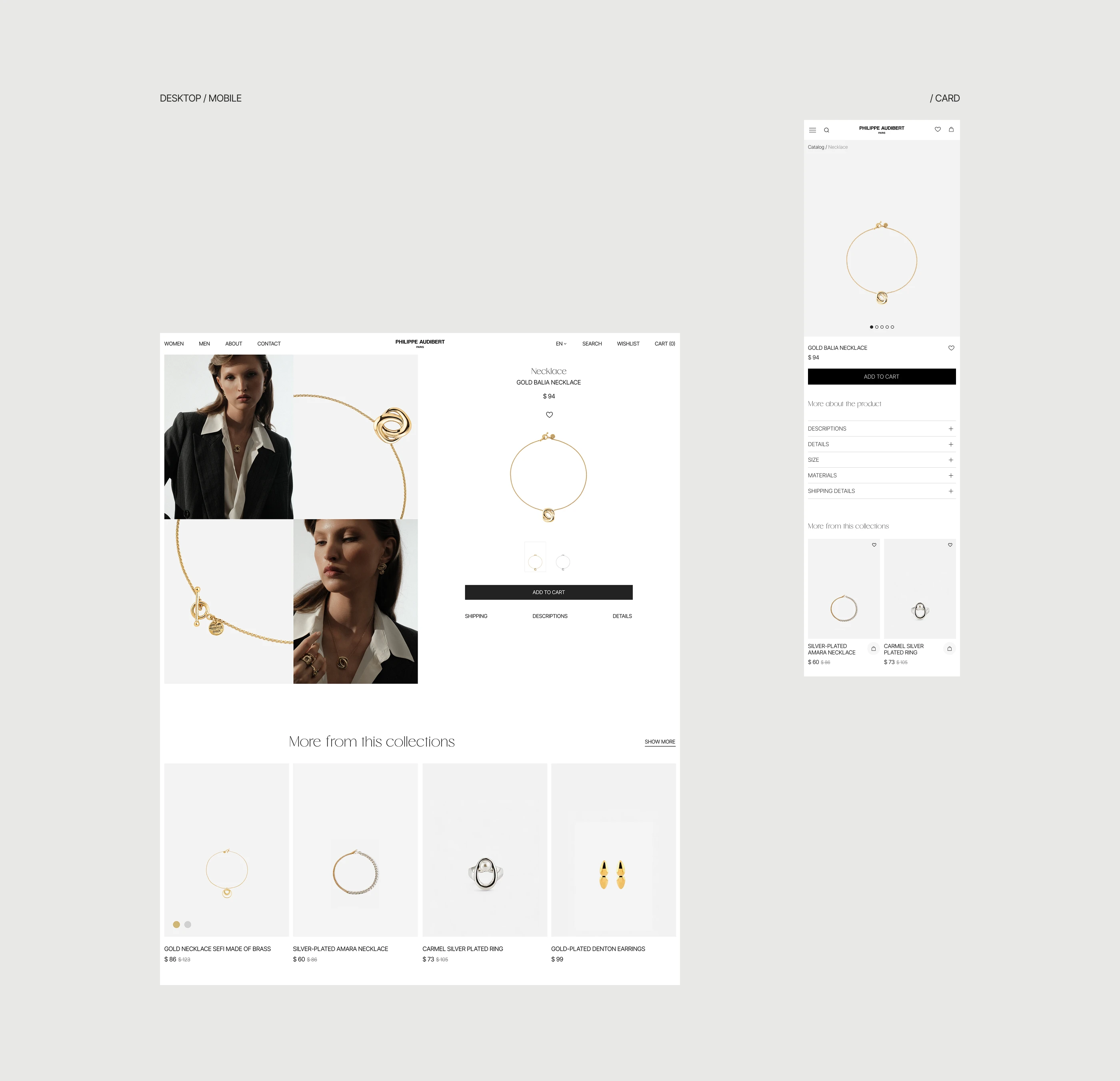 Philippe Audibert Website - Redesign Concept — Изображение №9 — Интерфейсы, Анимация на Dprofile
