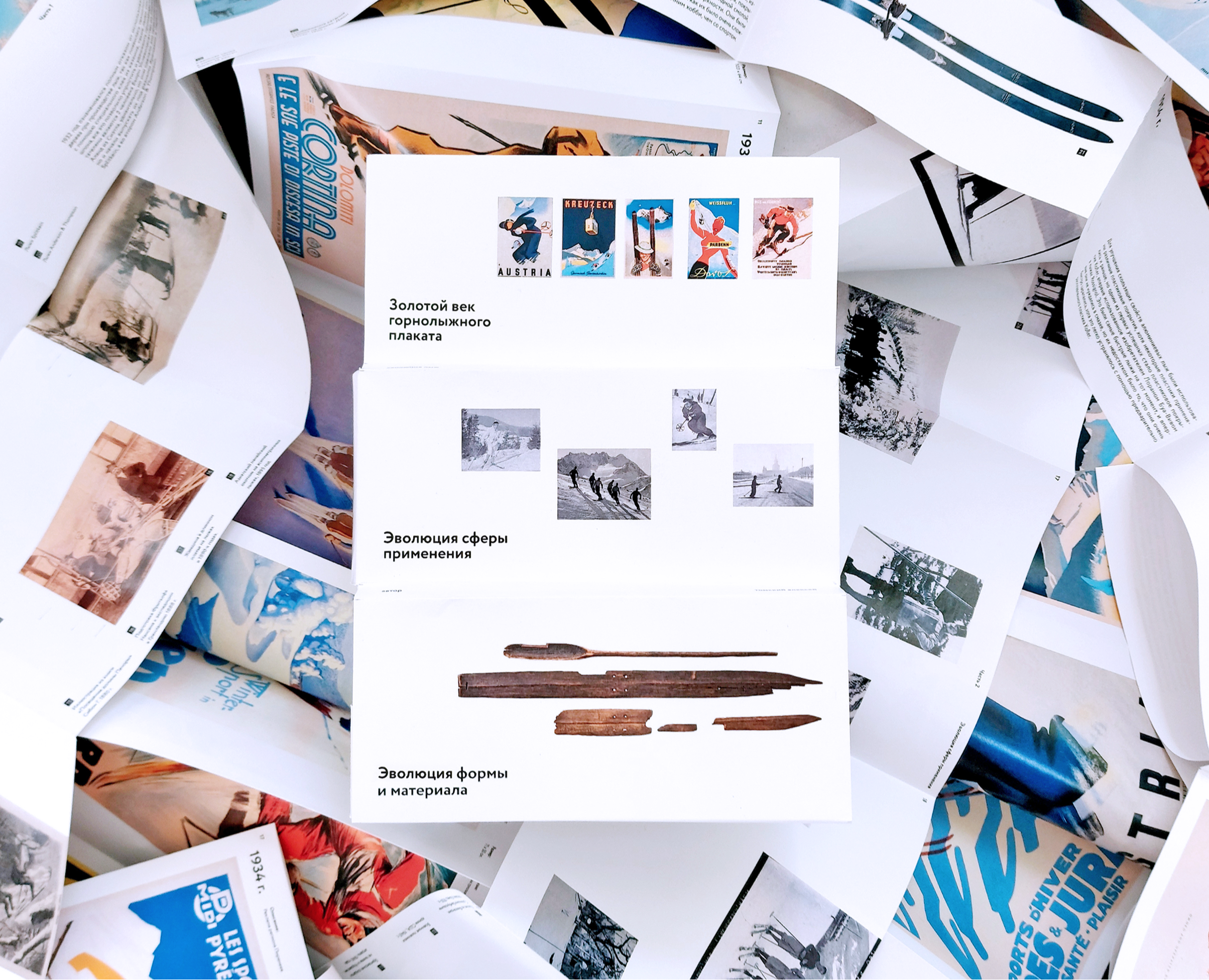 Эволюция лыж — Иллюстрация, Графика на Dprofile