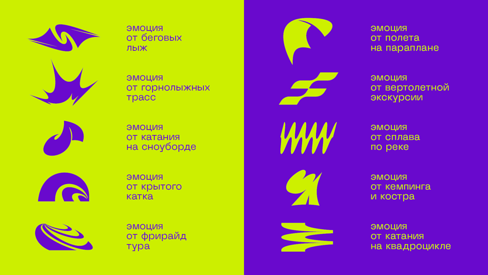 Айдентика для территории горнолыжного комплекса «Шерегеш» — Изображение №4 — Брендинг, Графика на Dprofile