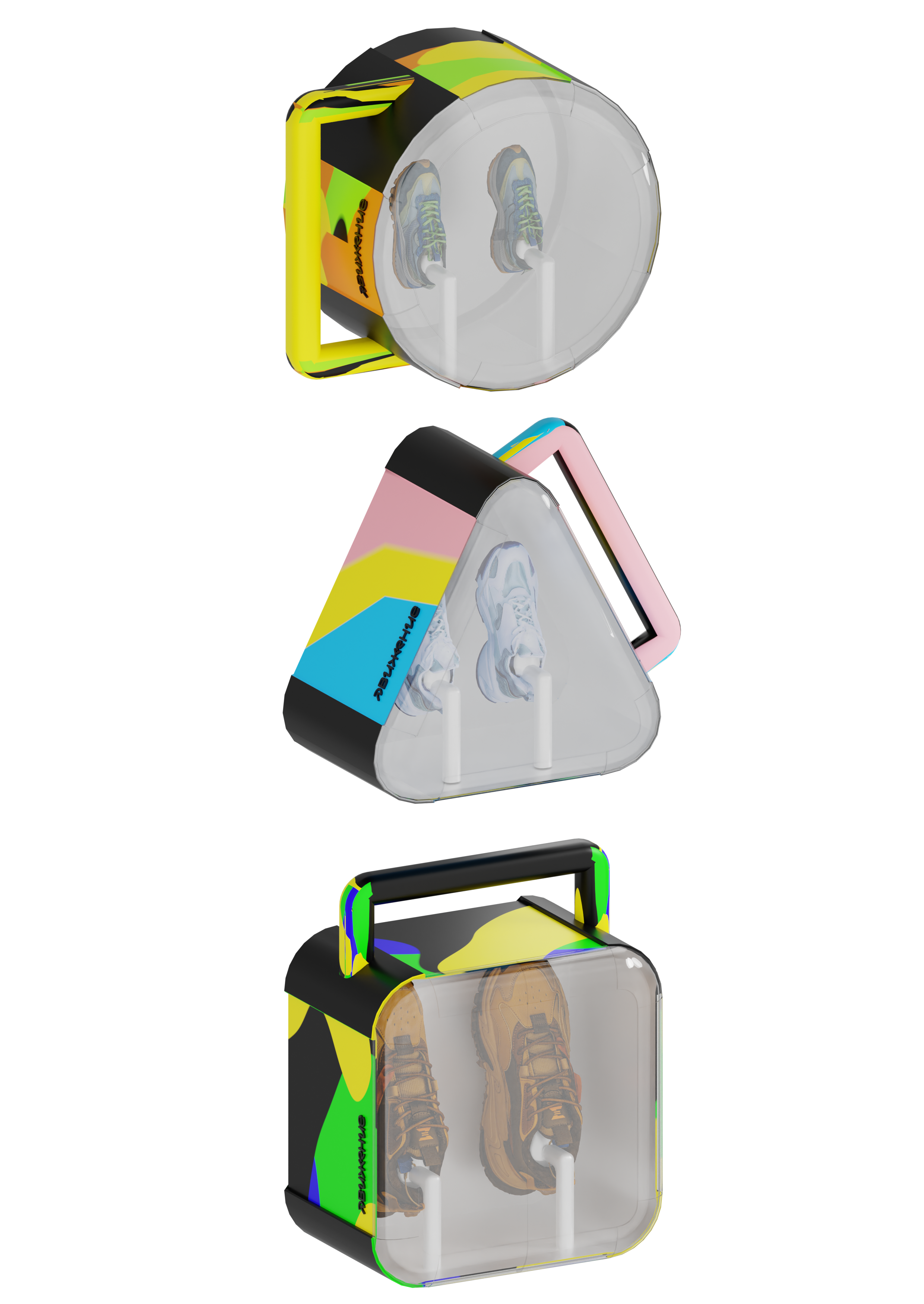 Концепт-проект упаковки кроссовок "Движение" — Изображение №1 — Брендинг, 3D на Dprofile