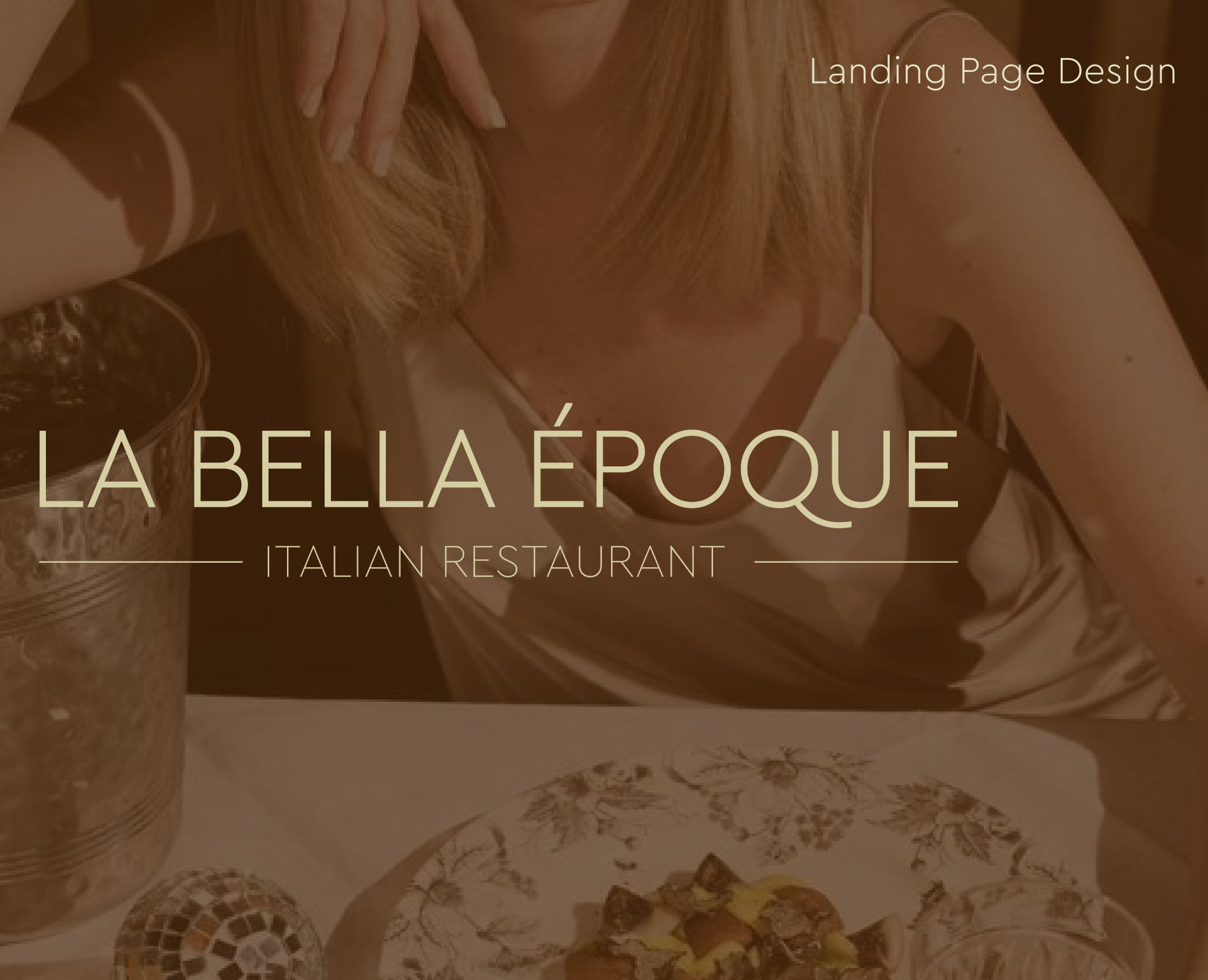 САЙТ ДЛЯ РЕСТОРАНА | WEBSITE | LANDING на Dprofile