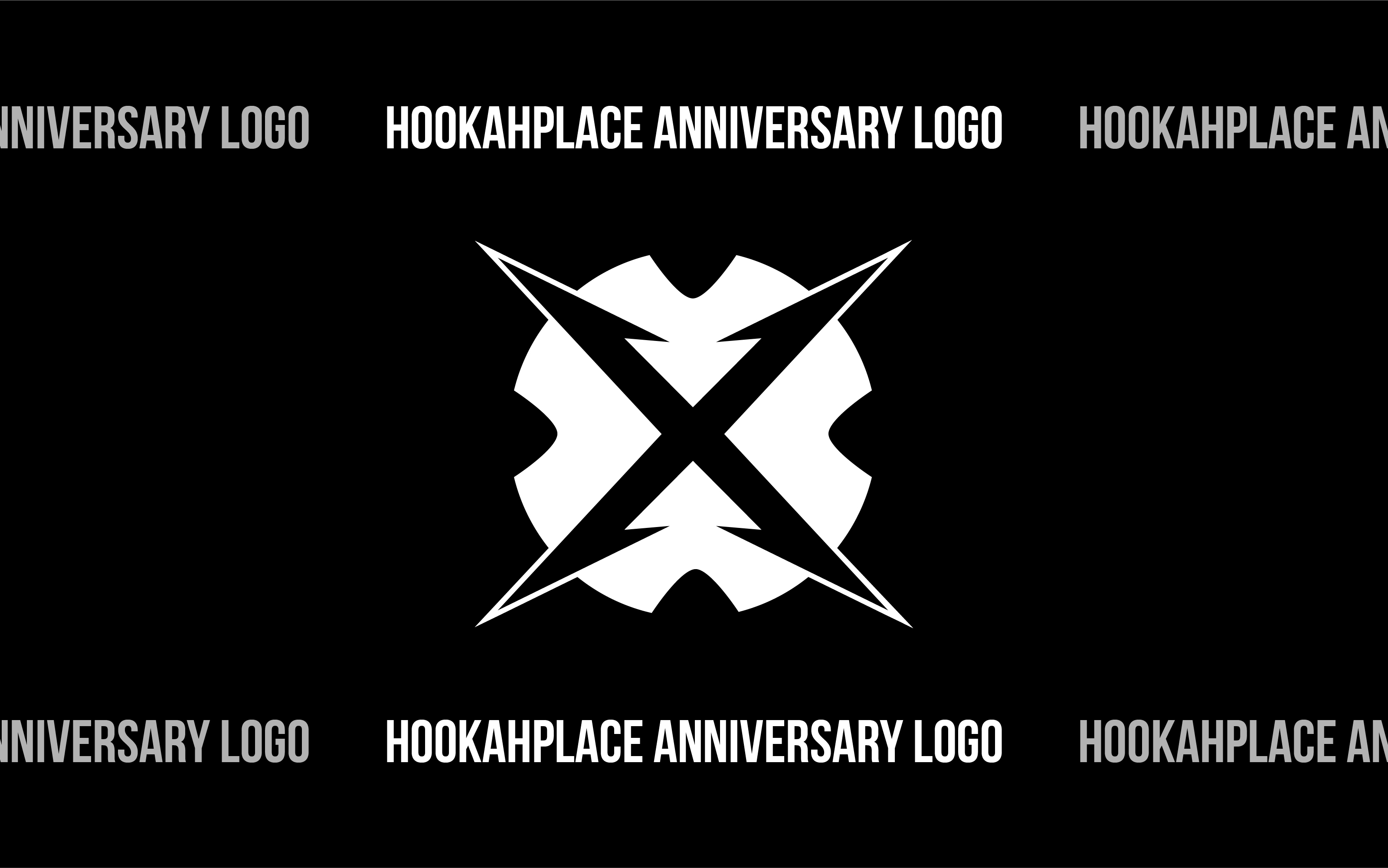 HOOKAHPLACE ANNIVERSARY LOGO — Изображение №1 — Брендинг на Dprofile