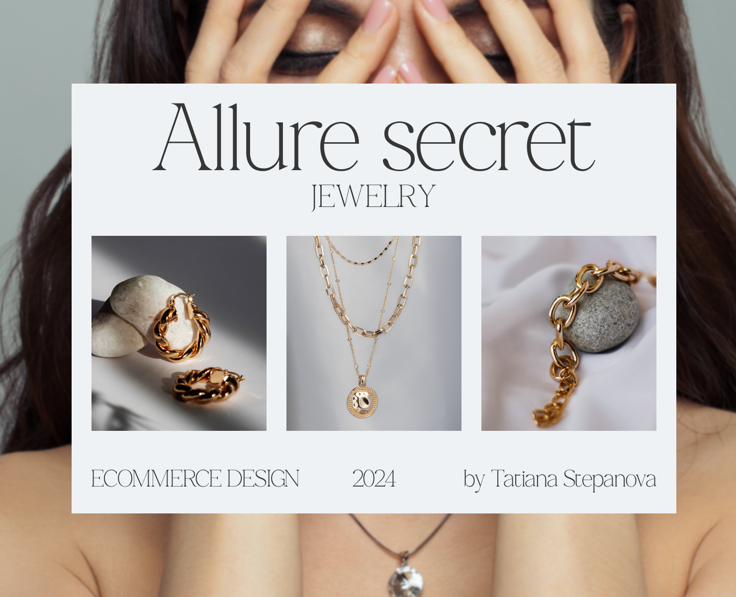 ECOMMERCE ONLINE STORE | Allure Secret Jewelry — Интерфейсы, Брендинг на Dprofile