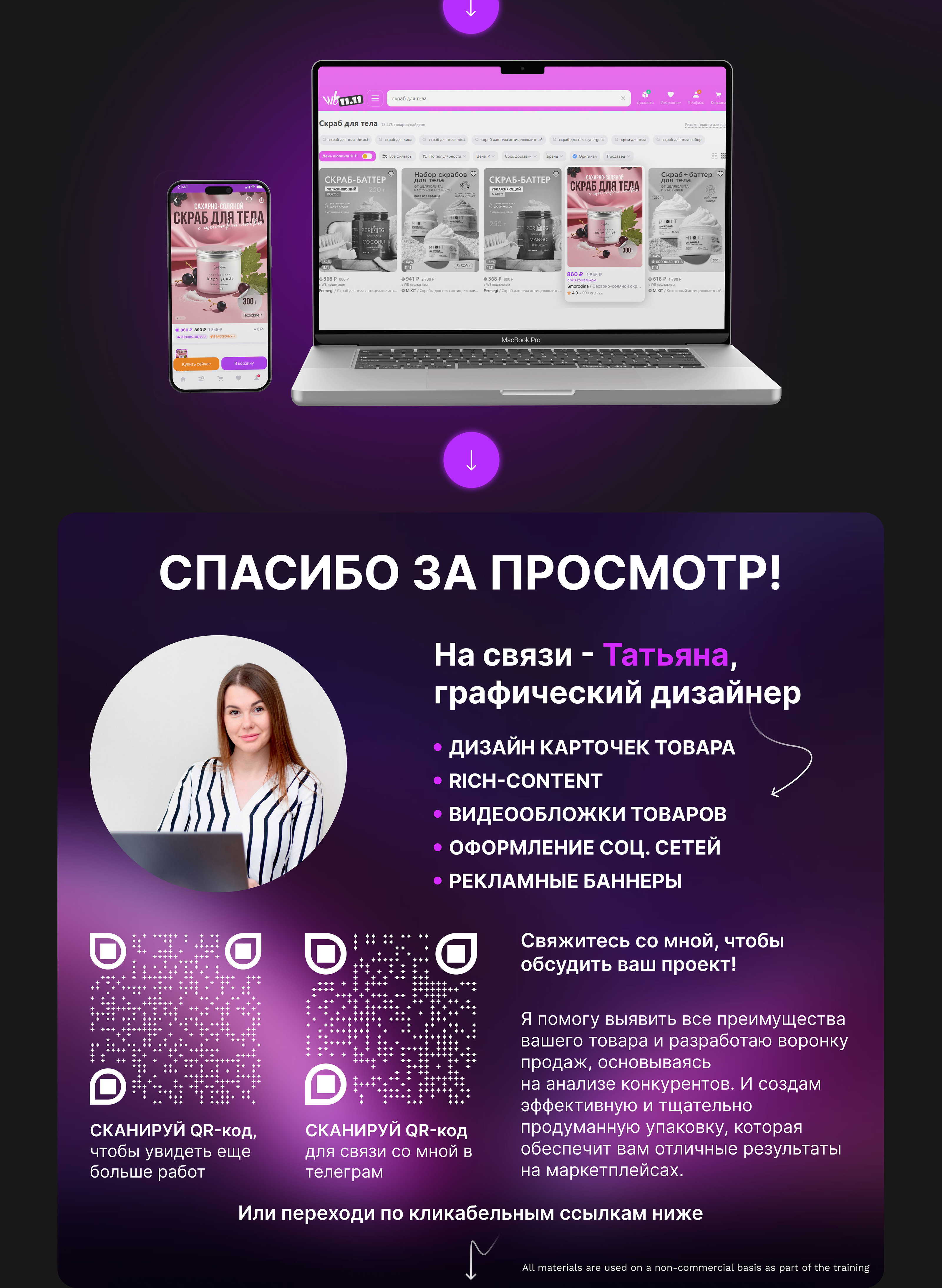 ИНФОГРАФИКА ДЛЯ WB | ОБЛОЖКИ — Изображение №9 — Графика, Маркетинг на Dprofile