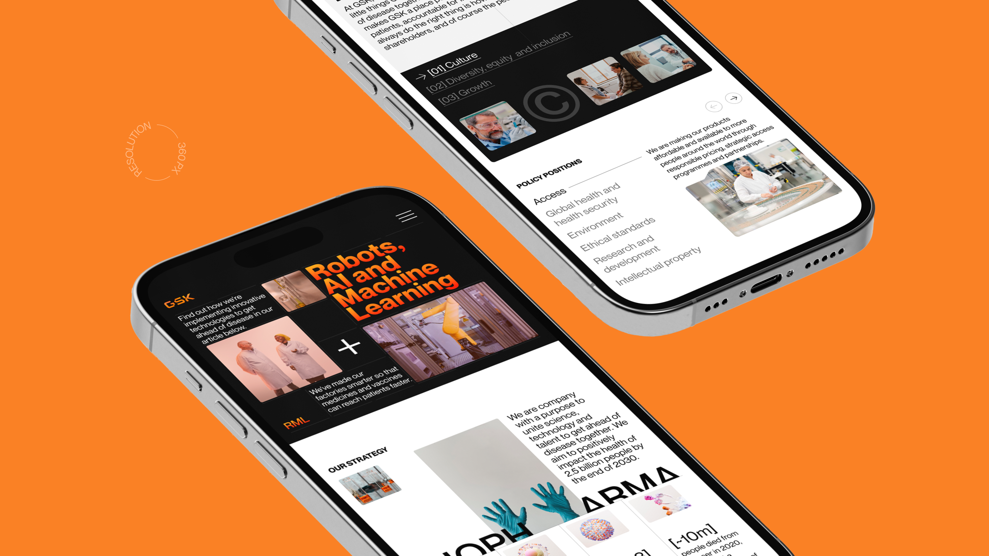 GSK | GlaxoSmithKline | Corporate website redesign — Изображение №3 — Интерфейсы, Анимация на Dprofile