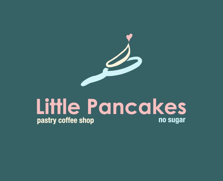 Логотип и минимальный фирменный стиль Little Pancakes — Брендинг на Dprofile