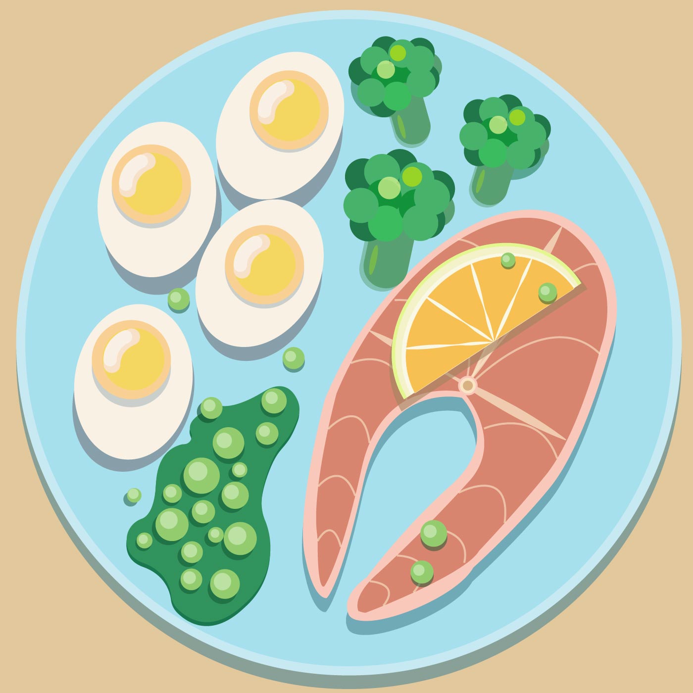 Иллюстрация "Правильное питание" — Изображение №1 — Иллюстрация на Dprofile