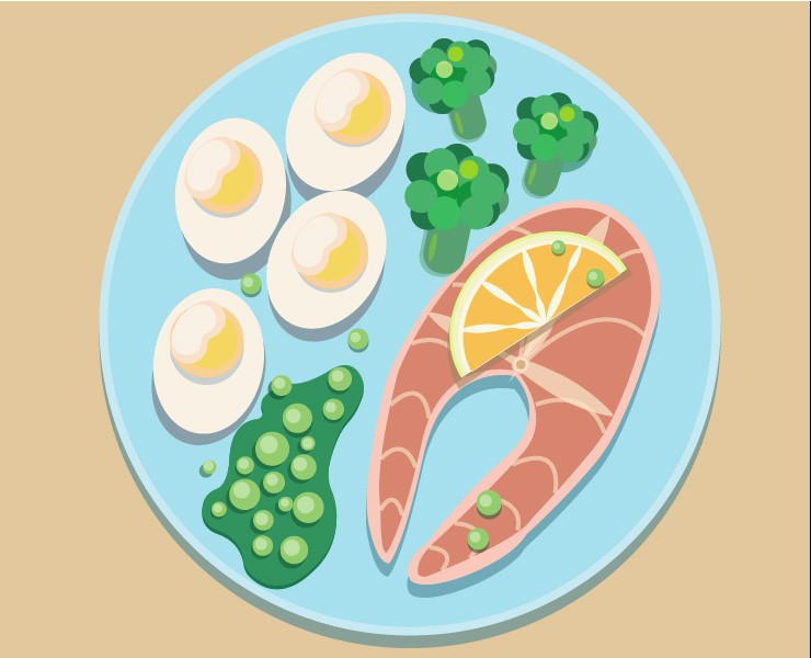 Иллюстрация "Правильное питание" — Иллюстрация на Dprofile