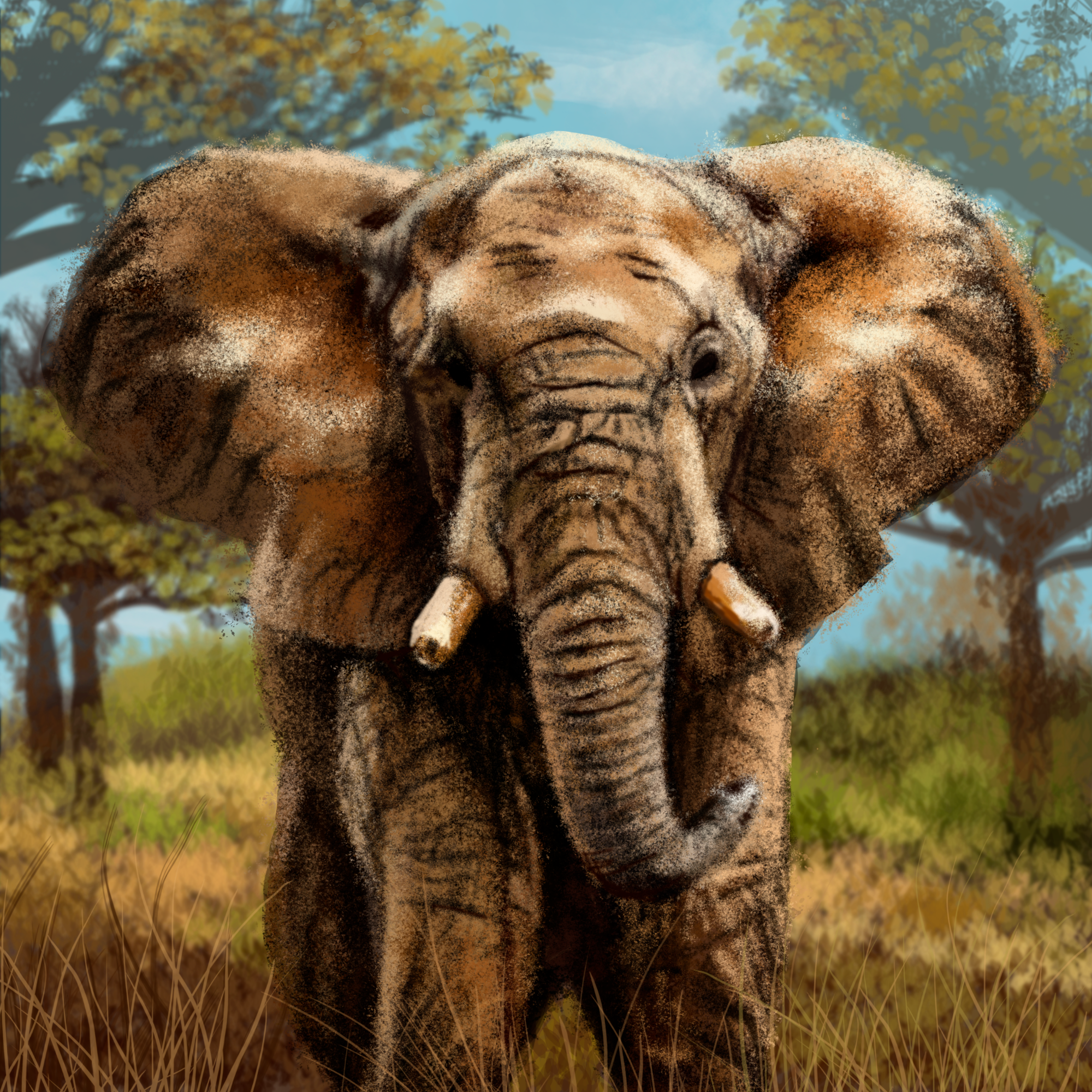 Животные саванны — Изображение №4 — Иллюстрация на Dprofile