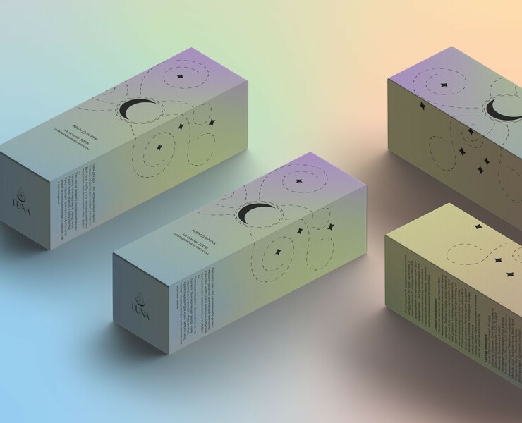 LUNA Brand Identity. Package design — Брендинг на Dprofile