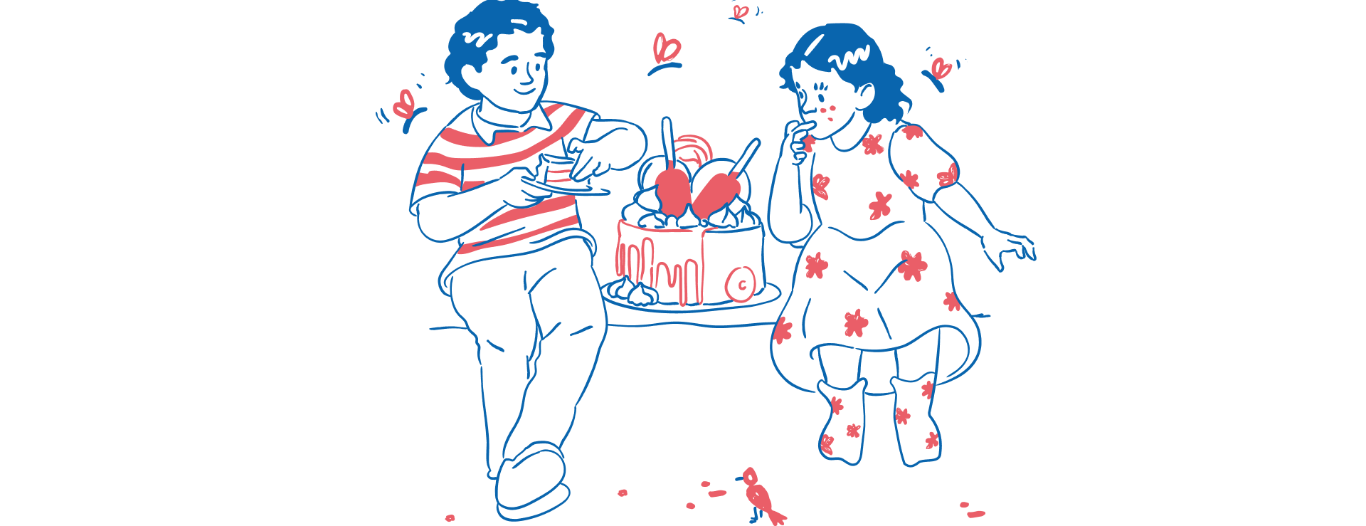 Иллюстрации для кондитерской ВАРВАРА+JEROME — Изображение №9 — Брендинг, Иллюстрация на Dprofile