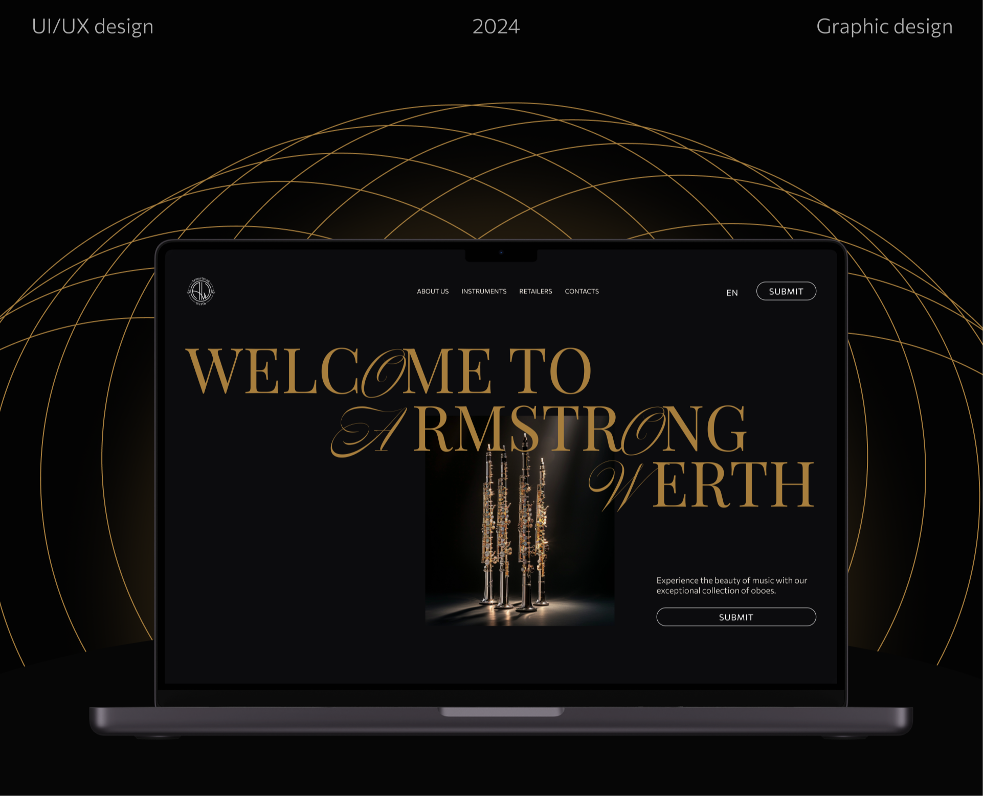 Armsrong & Werth|Landing|Logotype| — Интерфейсы, Брендинг на Dprofile