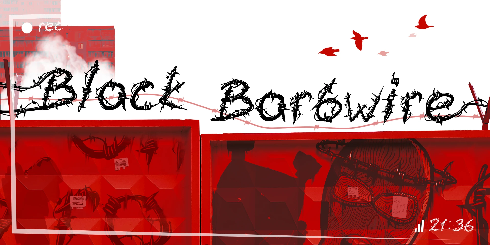 Шрифт Black Barbwire — Изображение №9 — Графика на Dprofile