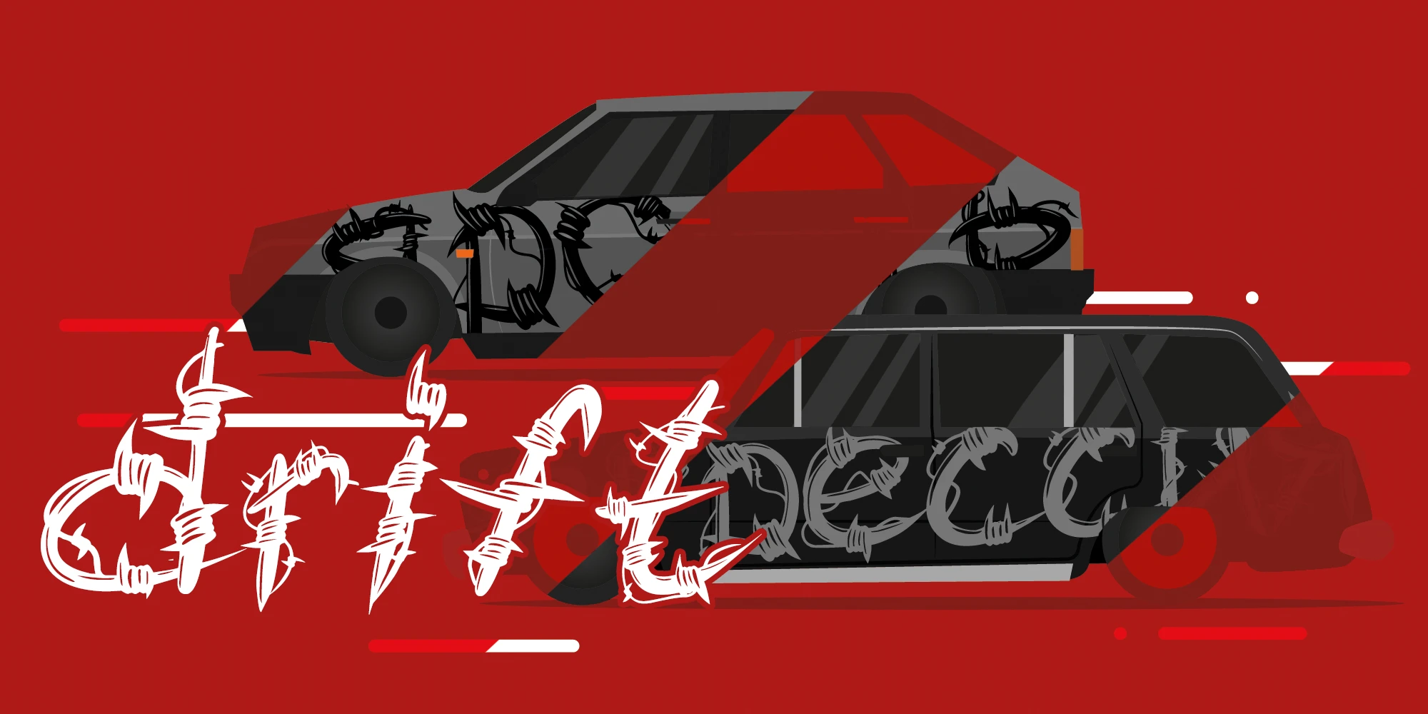 Шрифт Black Barbwire — Изображение №1 — Графика на Dprofile