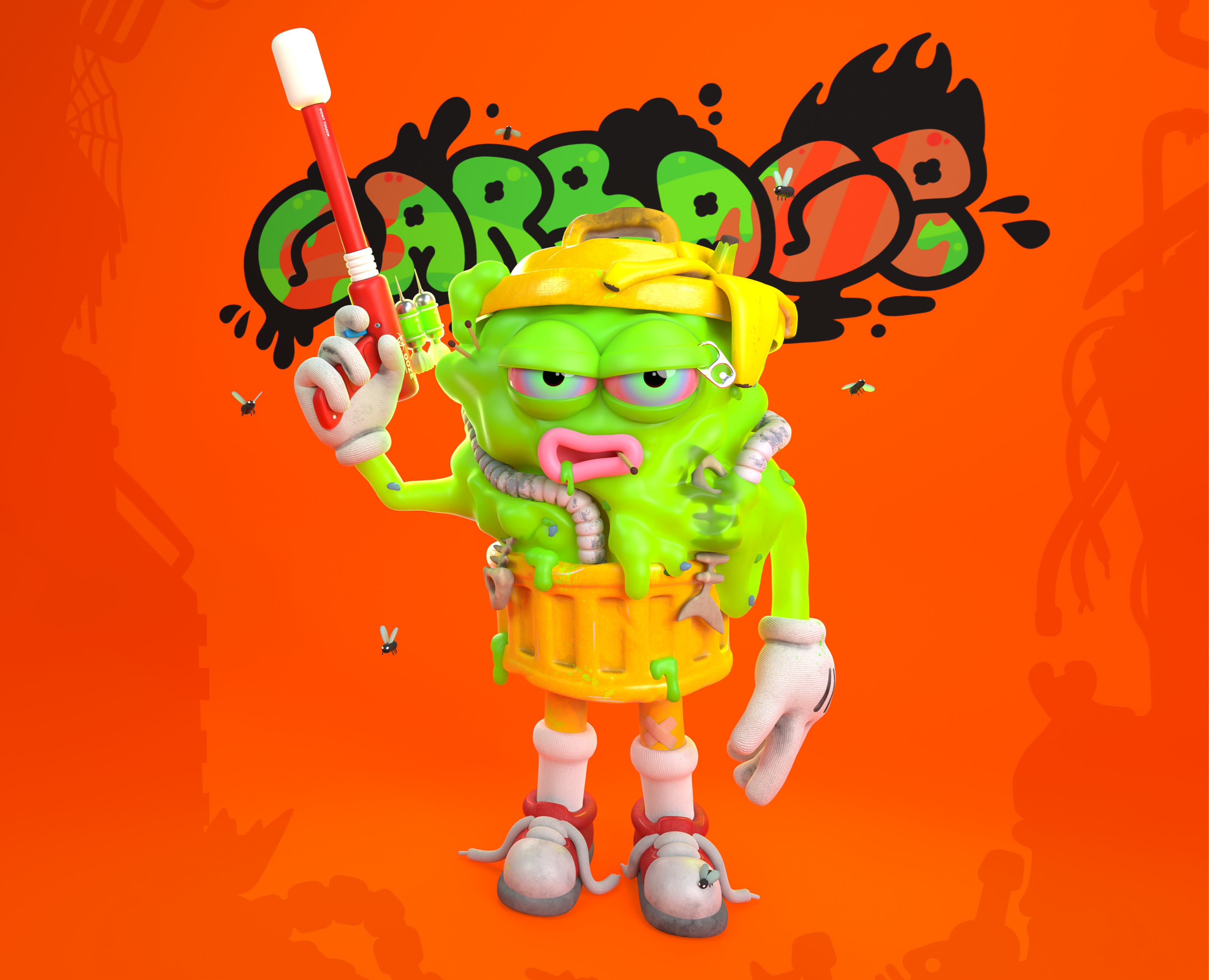 Garbage — Иллюстрация, 3D на Dprofile