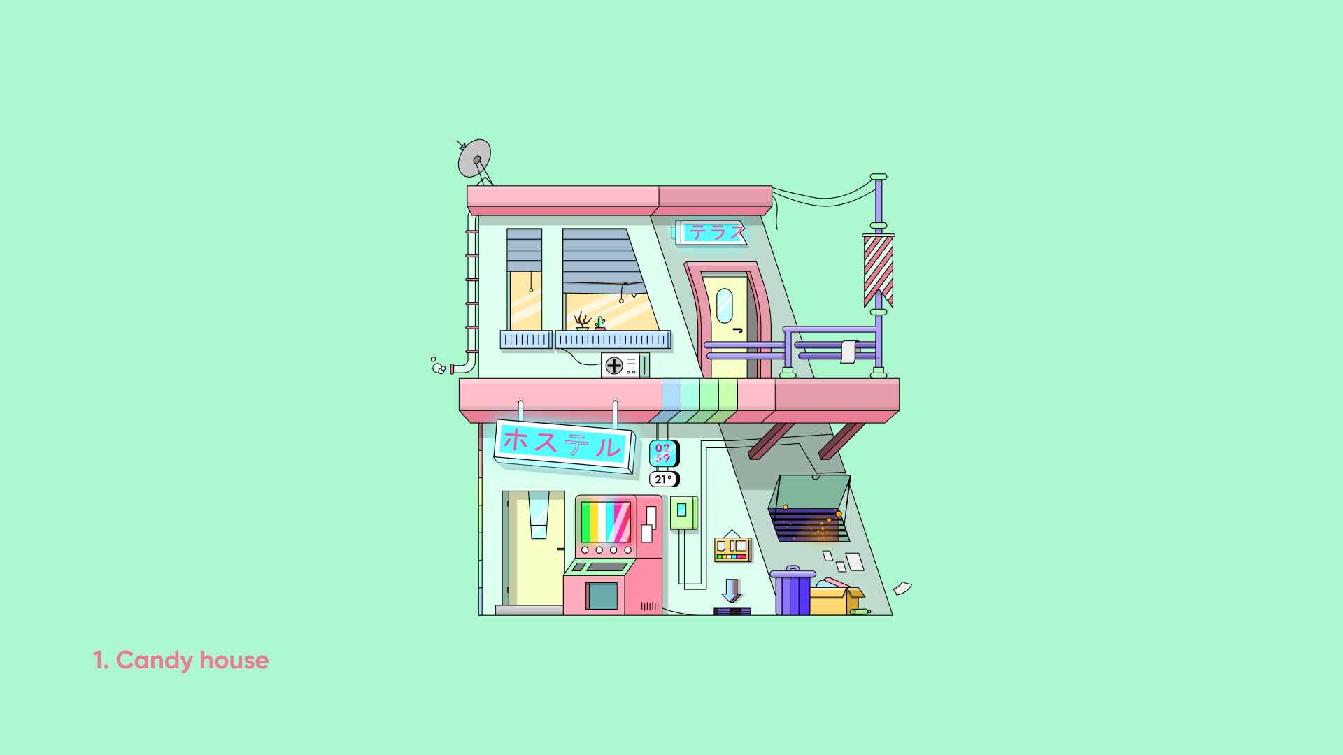 mystical houses — Изображение №2 — Иллюстрация на Dprofile