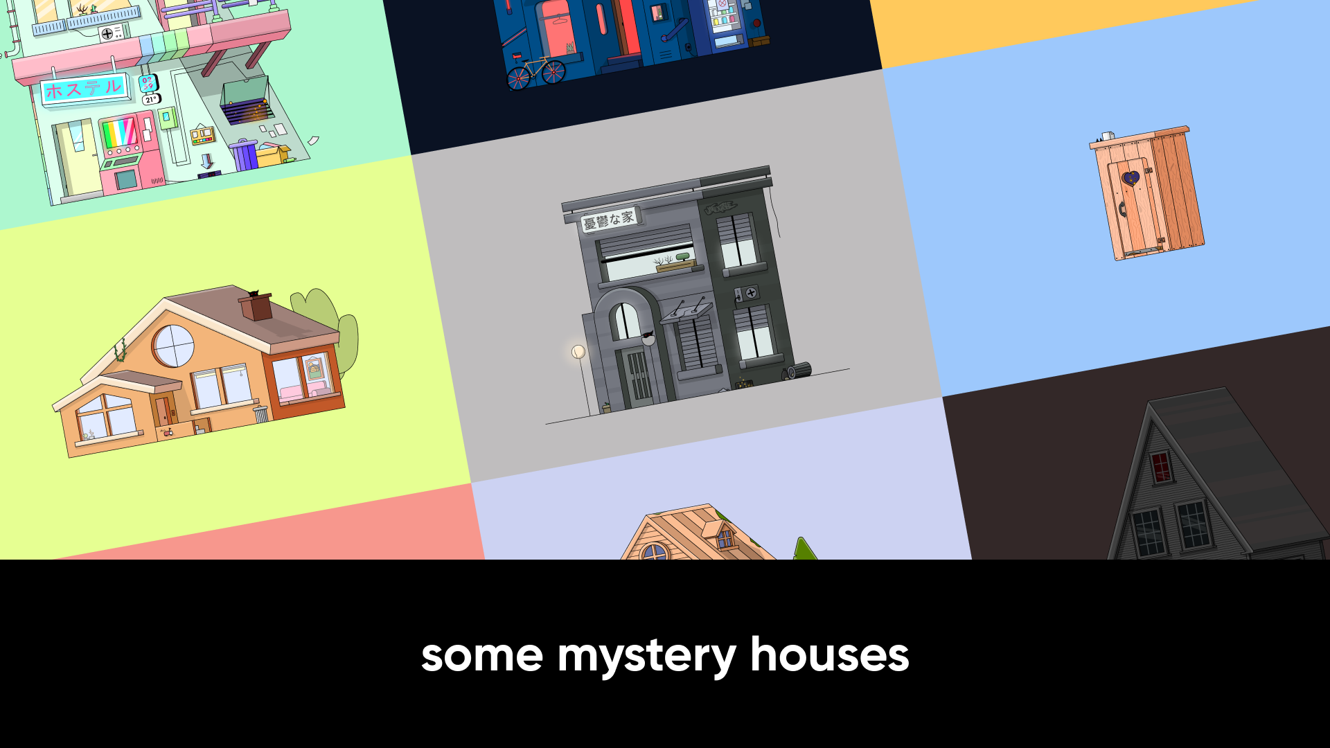 mystical houses — Изображение №1 — Иллюстрация на Dprofile