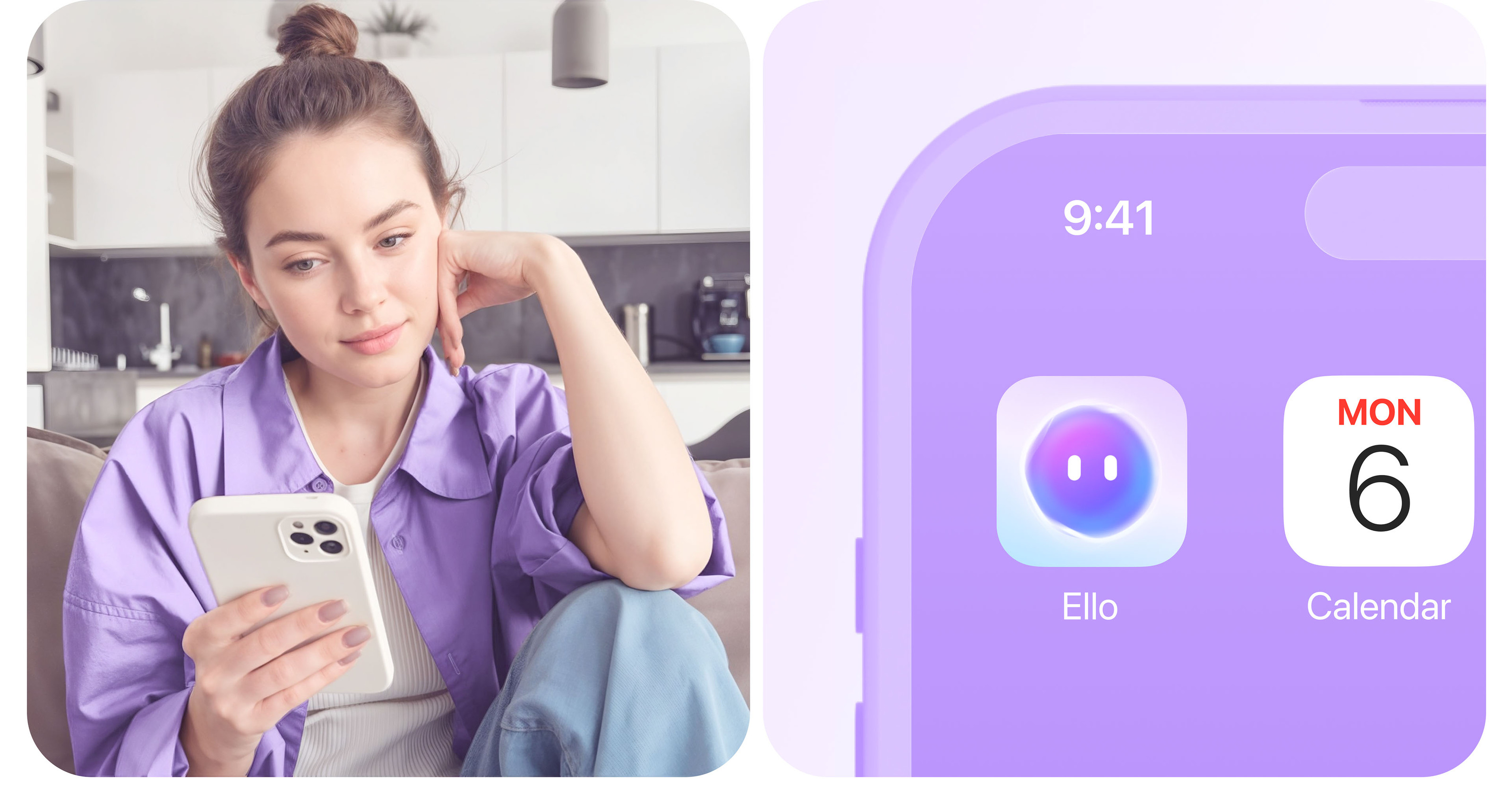 Ello AI Assistant - Mobile App & UX/UI Design — Изображение №5 — Интерфейсы на Dprofile