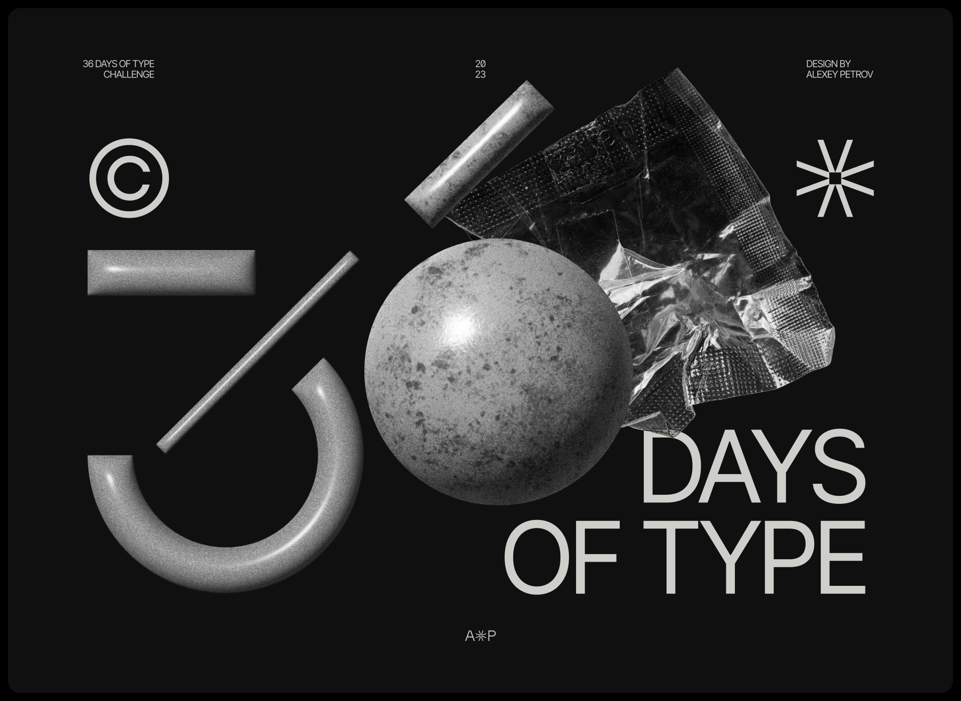 36 Days of Type — Изображение №1 — Иллюстрация, Графика на Dprofile