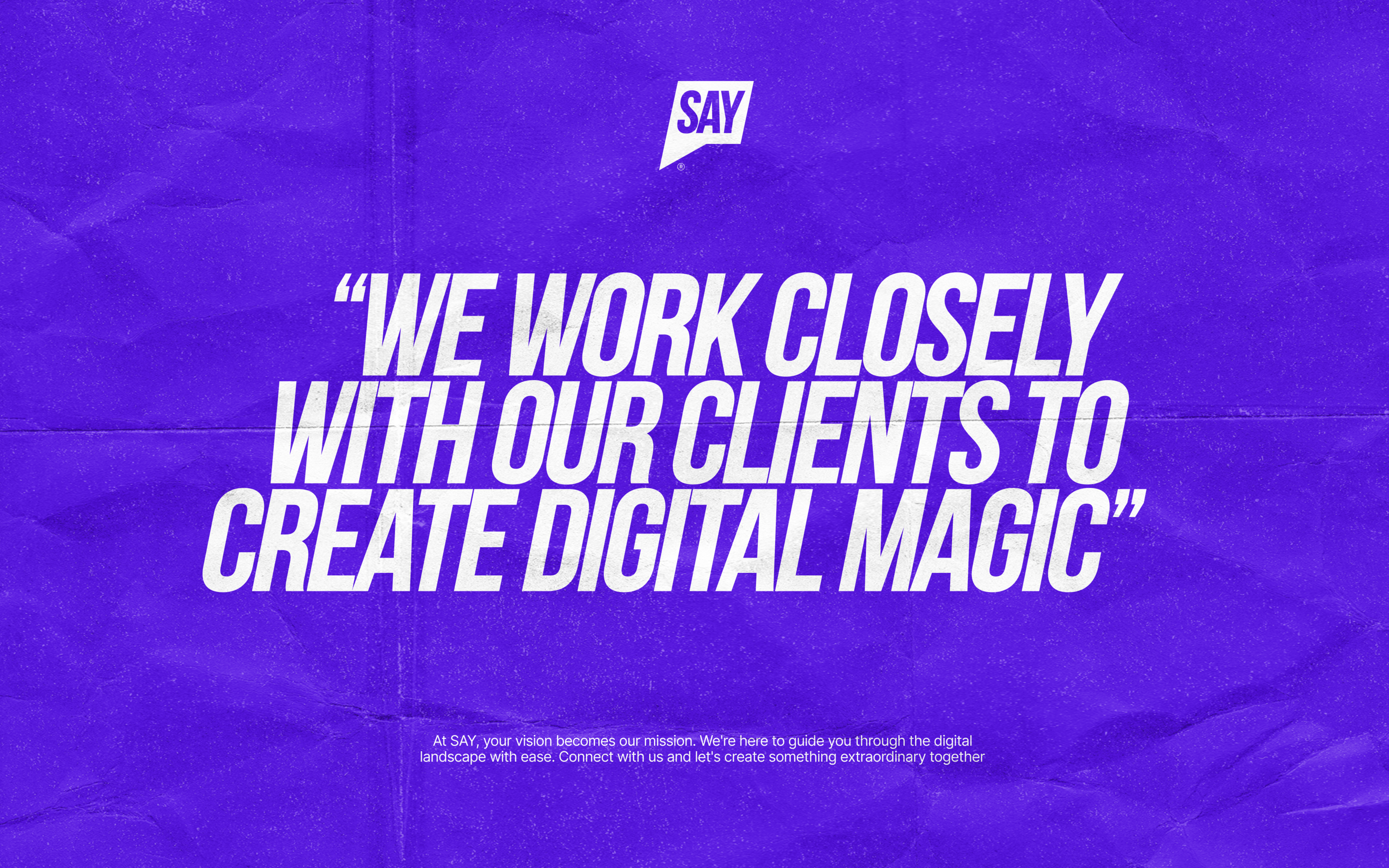 SAY — Изображение №4 — Брендинг на Dprofile