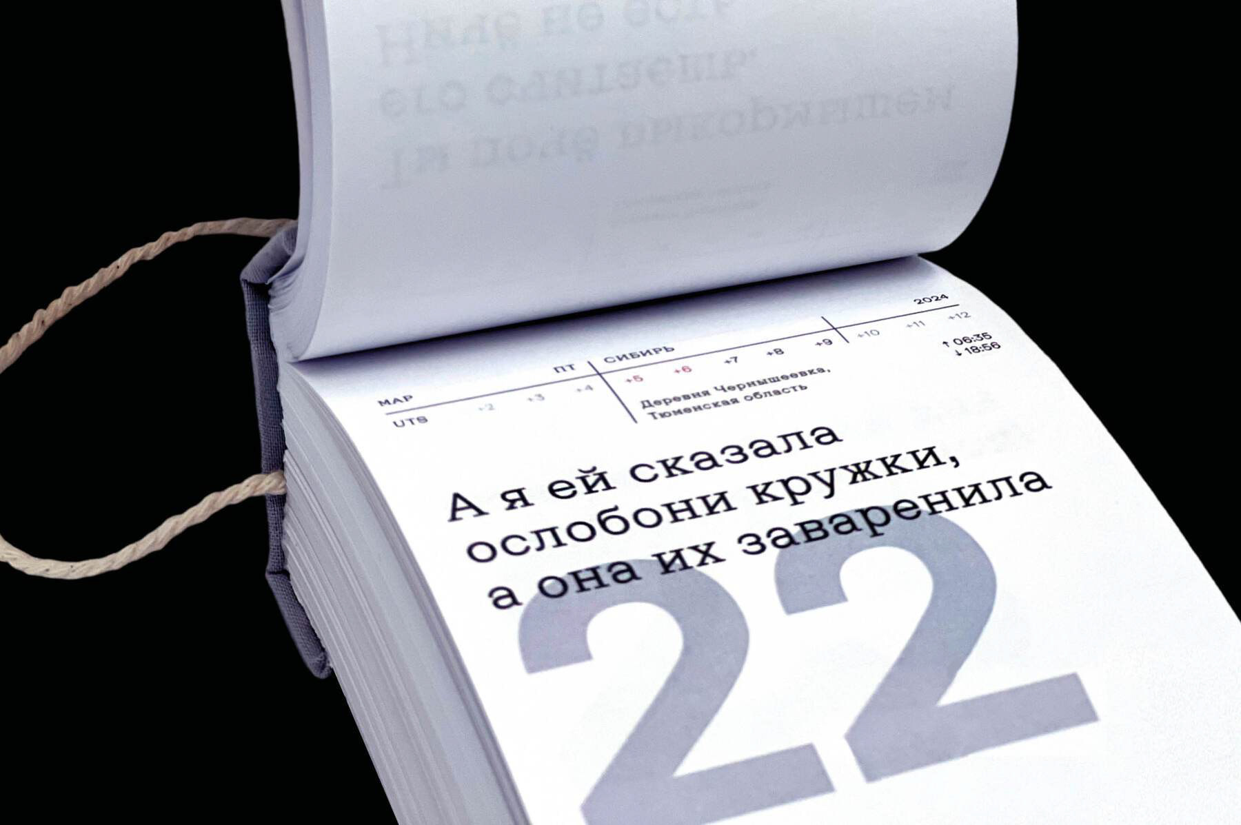 Говор сибирской деревни. Календарь 2024 — Изображение №4 — Графика на Dprofile