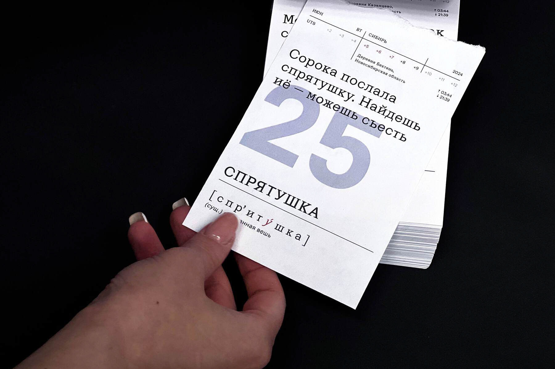 Говор сибирской деревни. Календарь 2024 — Изображение №3 — Графика на Dprofile