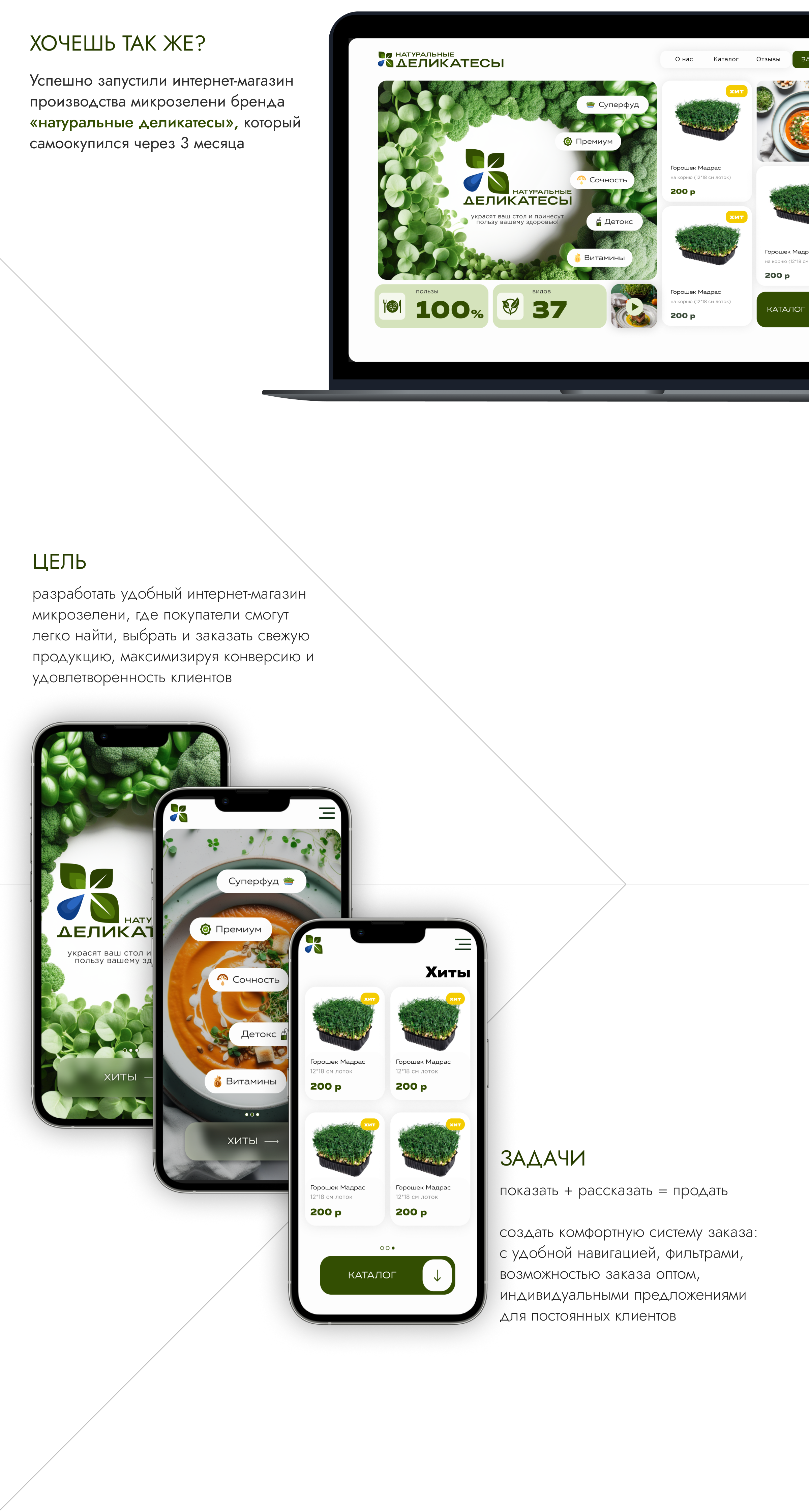 Микрозелень — Изображение №2 — Интерфейсы, Брендинг на Dprofile