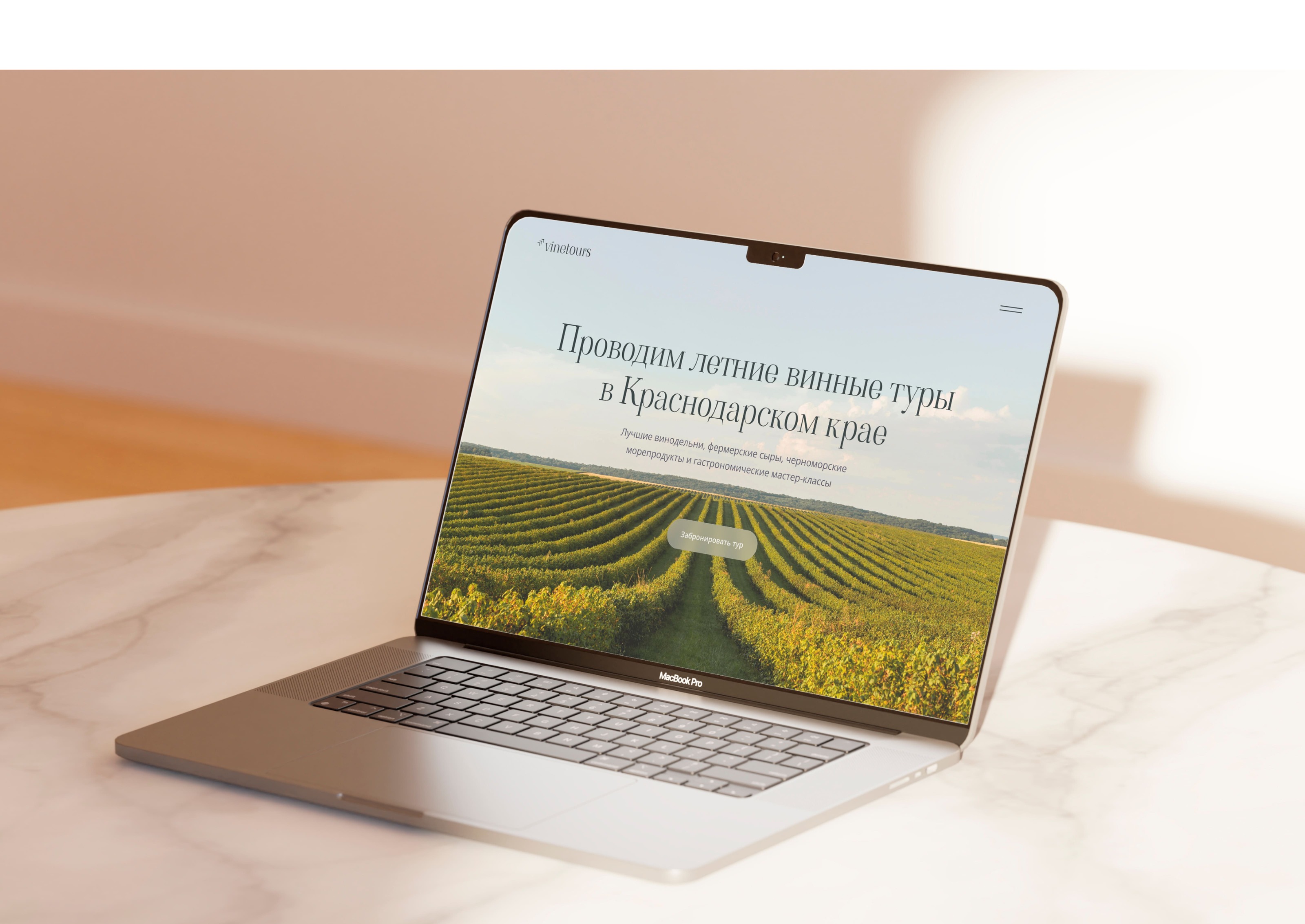 Лендинг для туристического агентства Vinetour — Изображение №6 — Интерфейсы на Dprofile