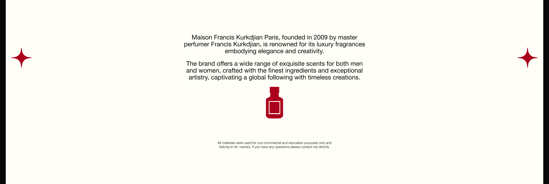Maison Francis Kurkdjian | Corporate website redesign — Изображение №2 — Интерфейсы на Dprofile
