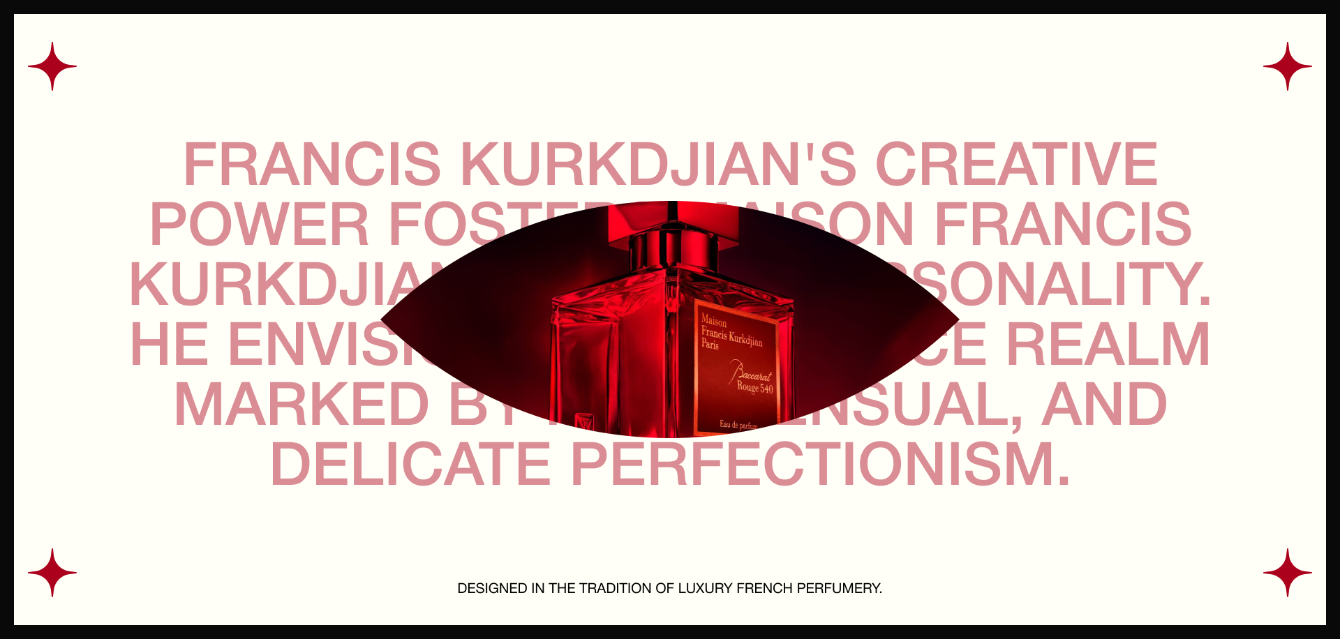 Maison Francis Kurkdjian | Corporate website redesign — Изображение №6 — Интерфейсы на Dprofile